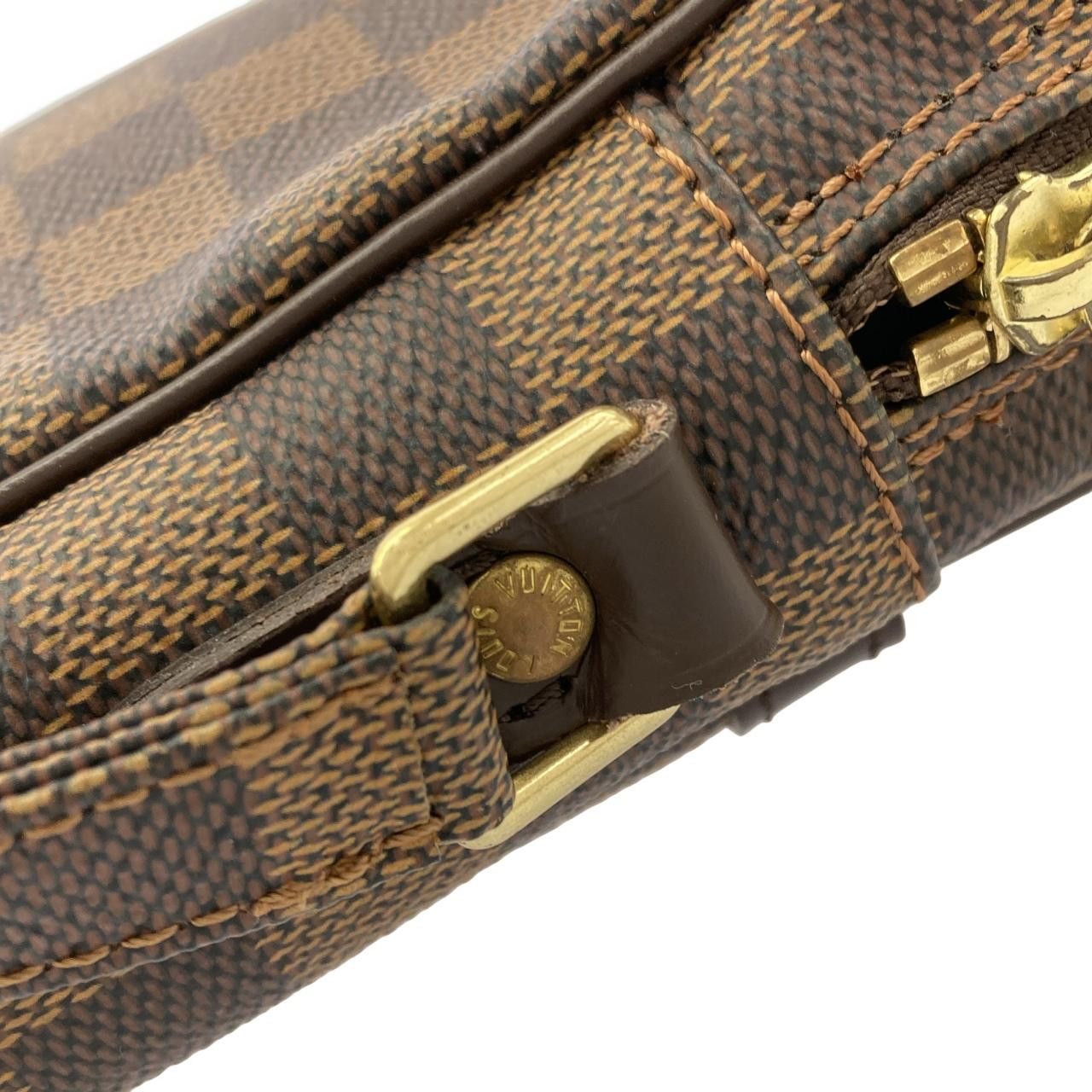 Louis Vuitton Louis Vuitton Louis Vuitton Danube Damier Shoulder Bag Textile Shoulder Bag N48061 DUTY FREE for USA Size ONE SIZE - 4 Thumbnail