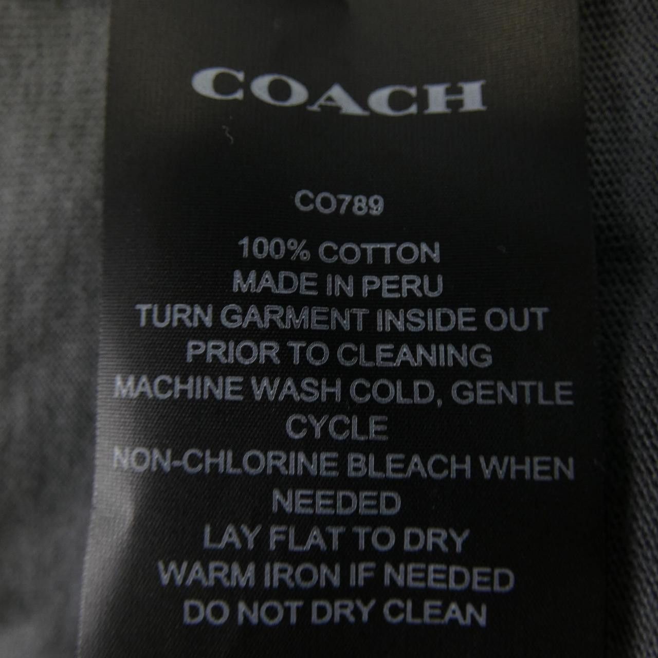 Coach Coach Coach Cotton T Shirt Textile T-Shirts C0789 DUTY FREE for USA Size ONE SIZE - 3 Thumbnail