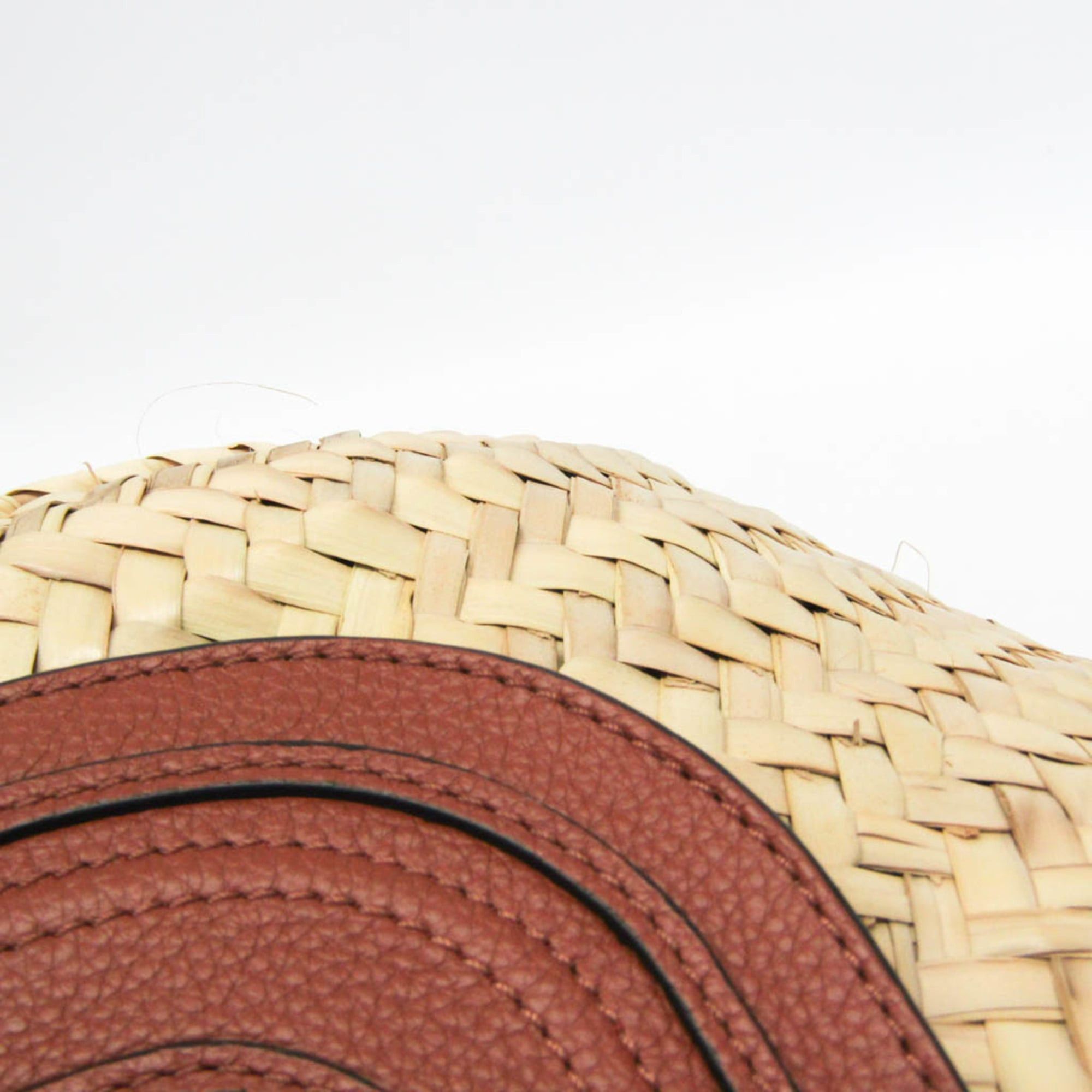 Chloe Chloé Marcie Basket Bag CHC20US828C97 Women's Raffia,Leather Handbag,Tote Bag Brown Size ONE SIZE - 16 Thumbnail