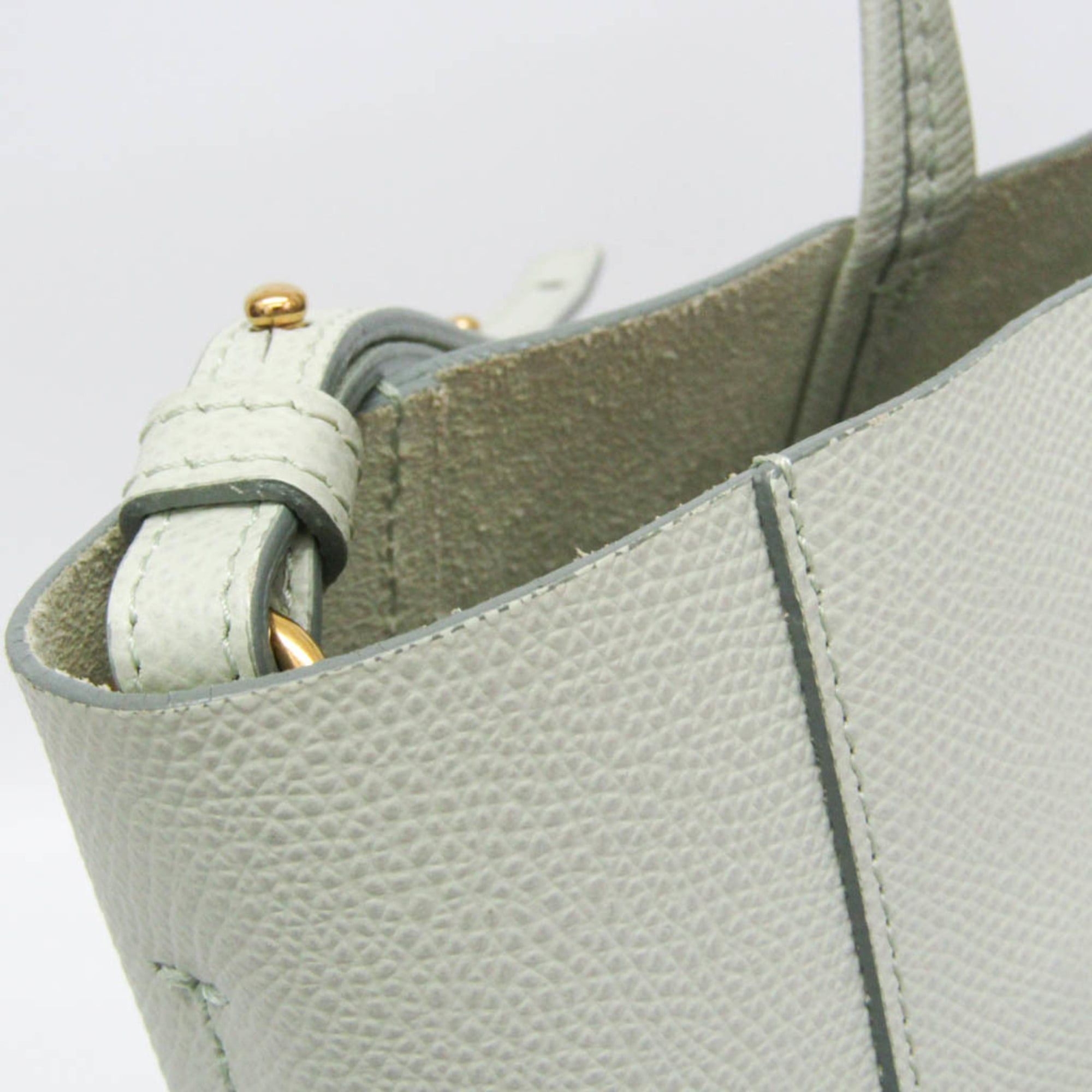 Celine Celine Cabas SMALL VERTICAL 176163 Women's Leather Shoulder Bag,Tote Bag Light Green,Red Color Size ONE SIZE - 7 Thumbnail
