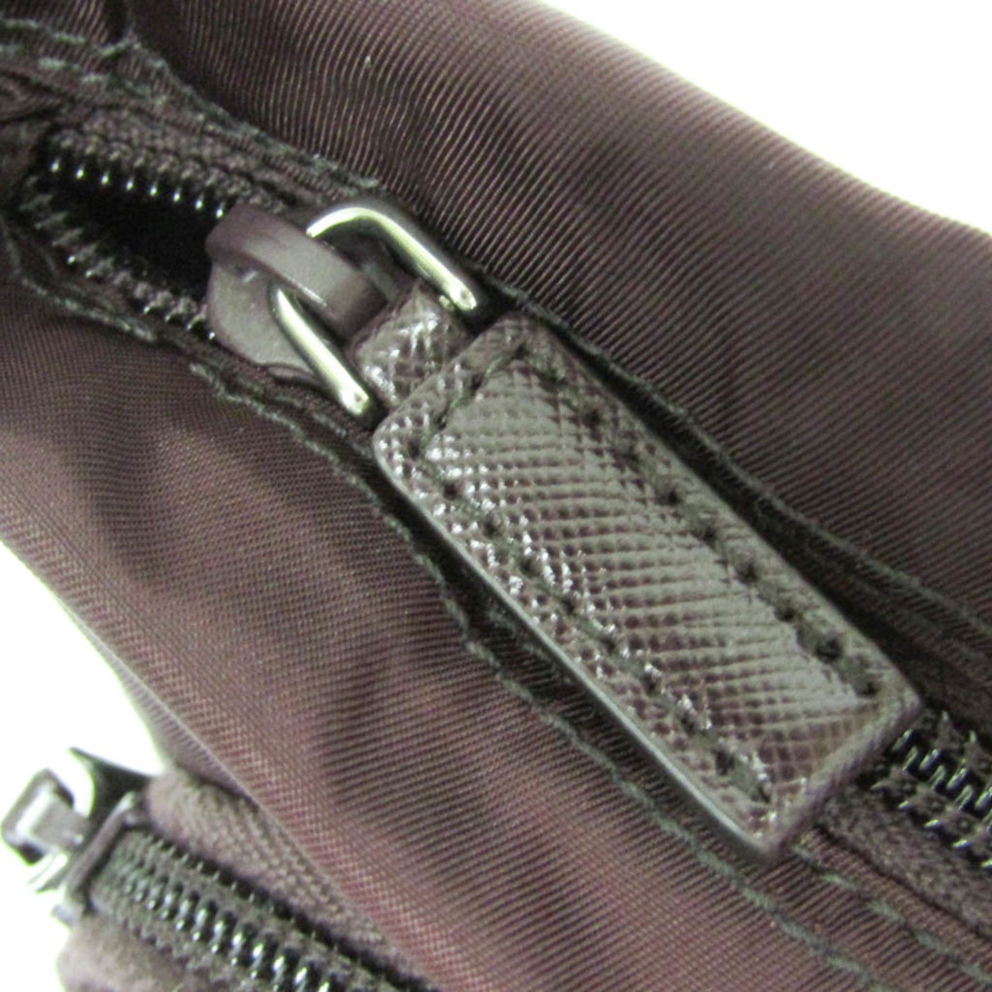 Prada Prada Women,Men Nylon Pouch,Wash Bag Bordeaux Size ONE SIZE - 9 Thumbnail