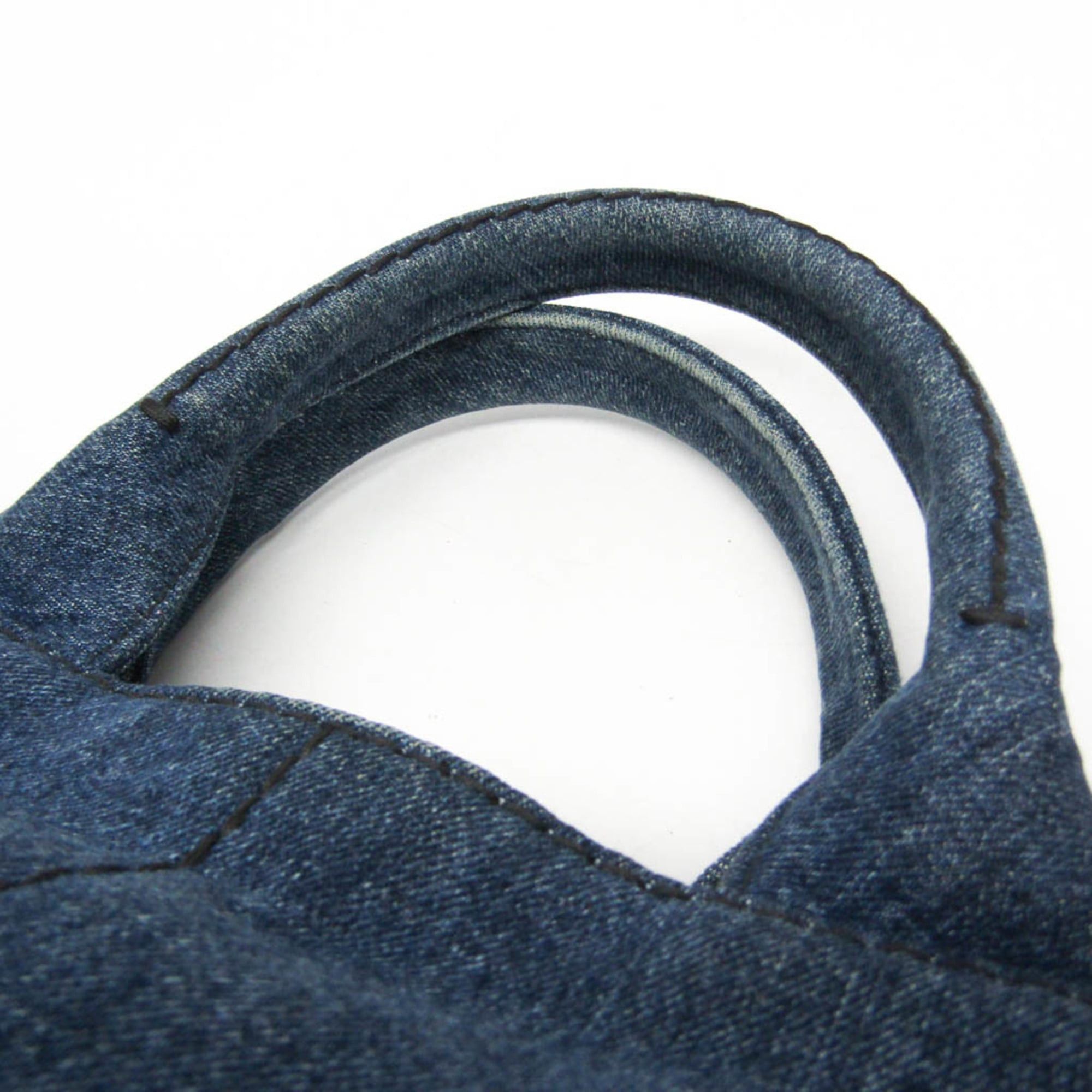 Prada Prada Canapa 1BG642 Women's Denim Handbag,Shoulder Bag Blue Size ONE SIZE - 8 Thumbnail