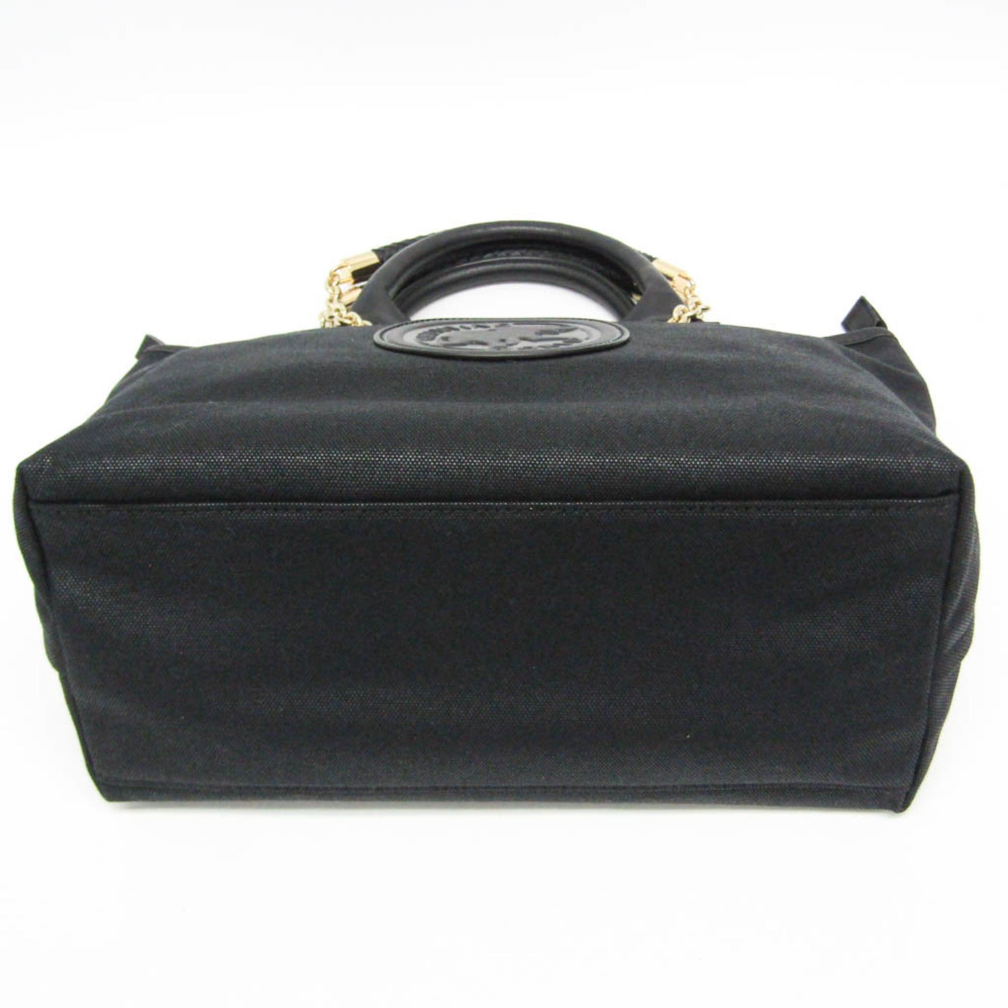 Other Hunting World Double Handle Women's Canvas,Leather Handbag,Tote Bag Black Size ONE SIZE - 6 Thumbnail