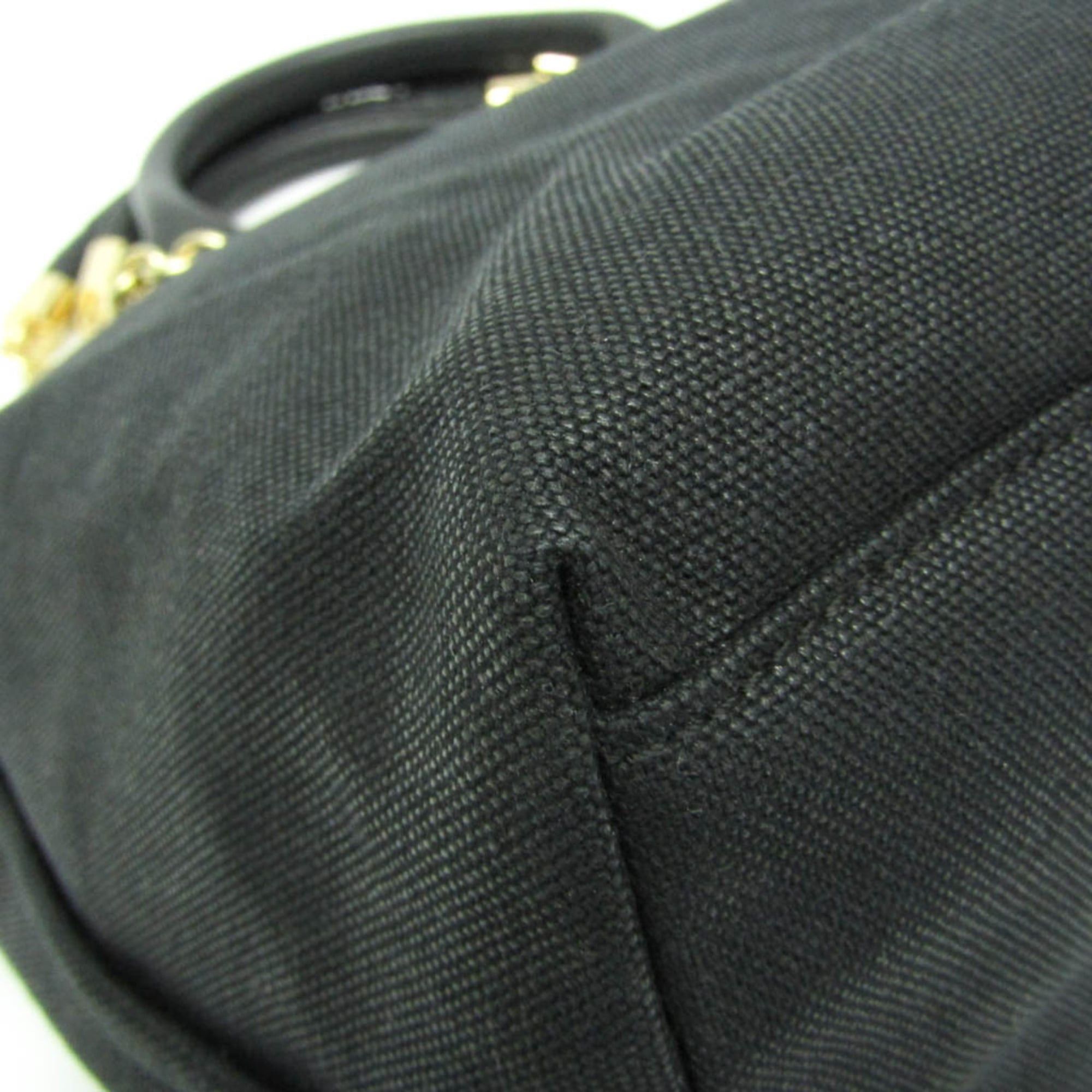Other Hunting World Double Handle Women's Canvas,Leather Handbag,Tote Bag Black Size ONE SIZE - 5 Thumbnail