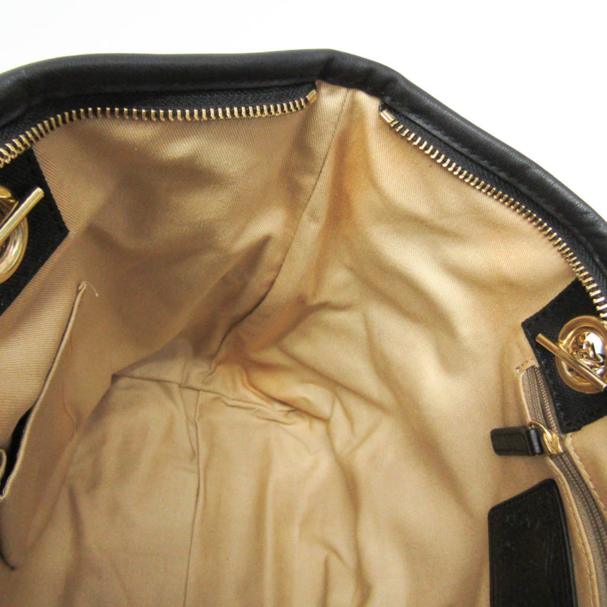 Other Hunting World Double Handle Women's Canvas,Leather Handbag,Tote Bag Black Size ONE SIZE - 14 Thumbnail