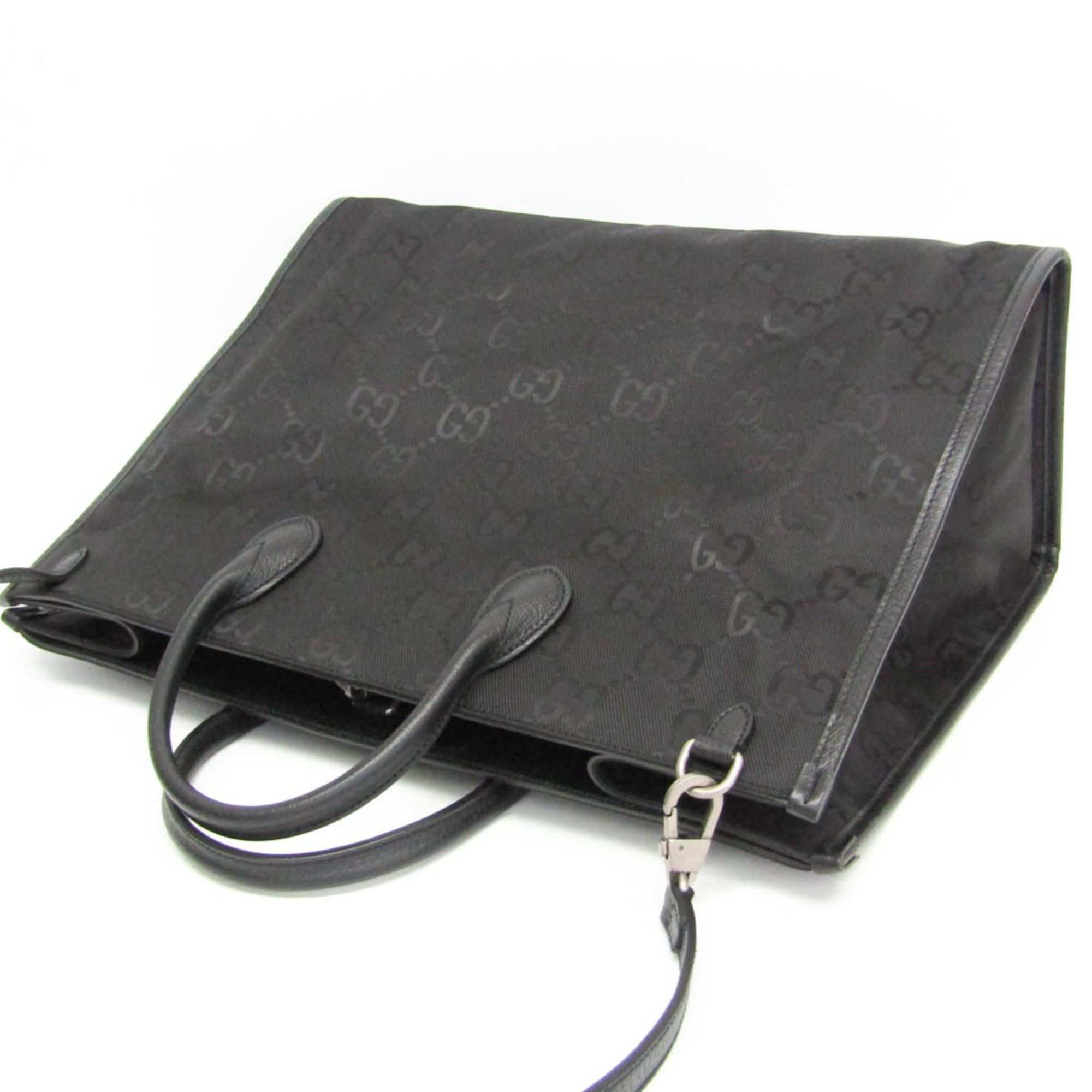 Gucci Gucci Off The Grid GG 630353 Men,Women Nylon Canvas,Leather Handbag,Shoulder Bag Black Size ONE SIZE - 6 Thumbnail