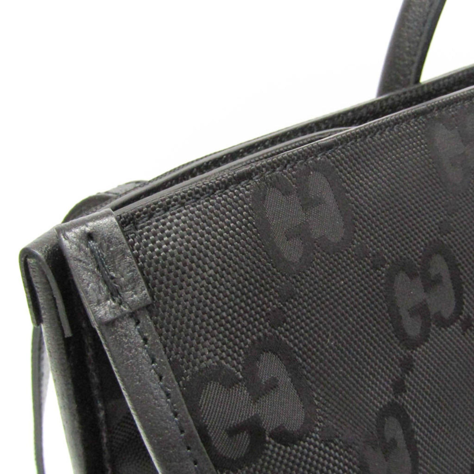 Gucci Gucci Off The Grid GG 630353 Men,Women Nylon Canvas,Leather Handbag,Shoulder Bag Black Size ONE SIZE - 7 Thumbnail