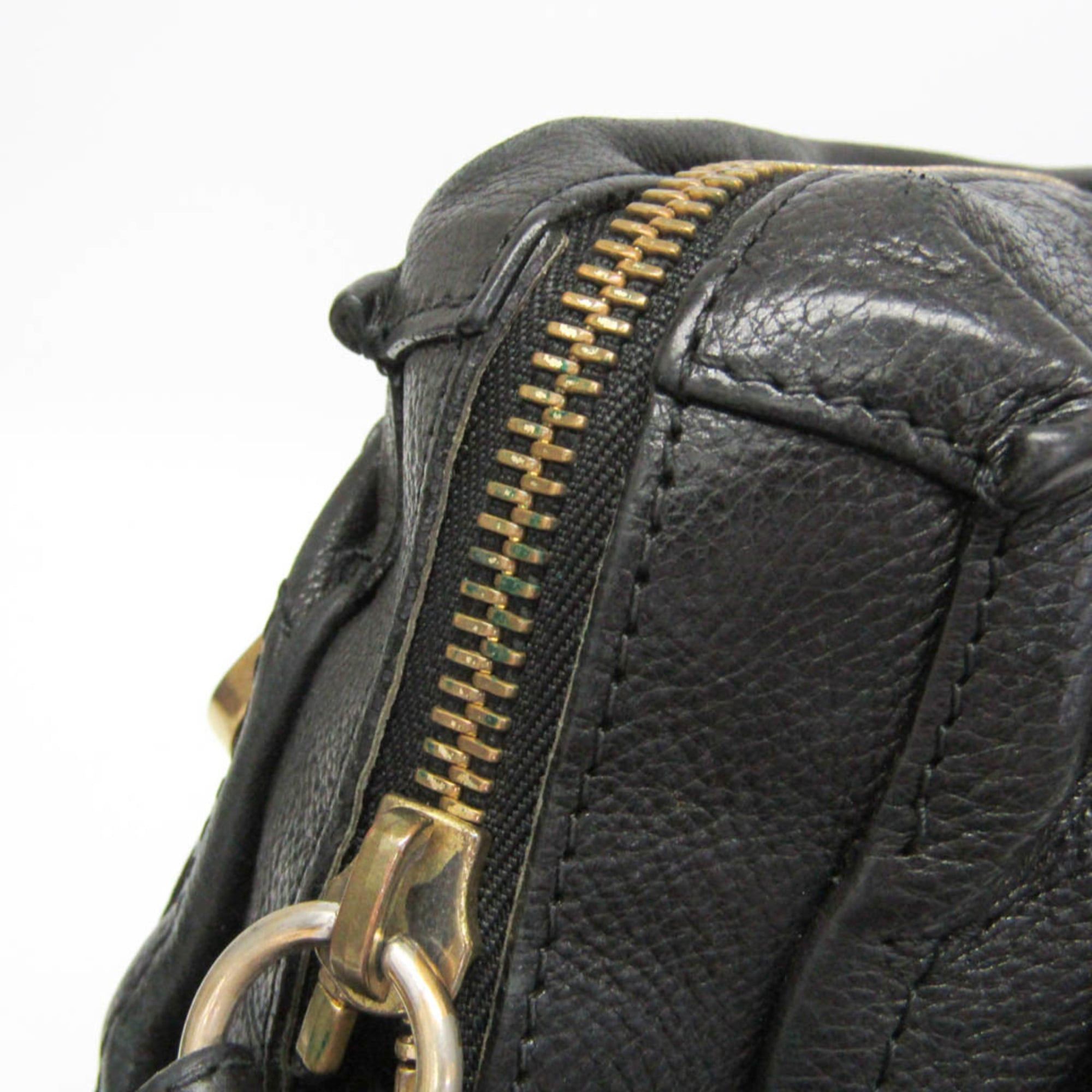 Chloe Chloé Paraty Large Women's Leather Handbag,Shoulder Bag Black Size ONE SIZE - 12 Thumbnail