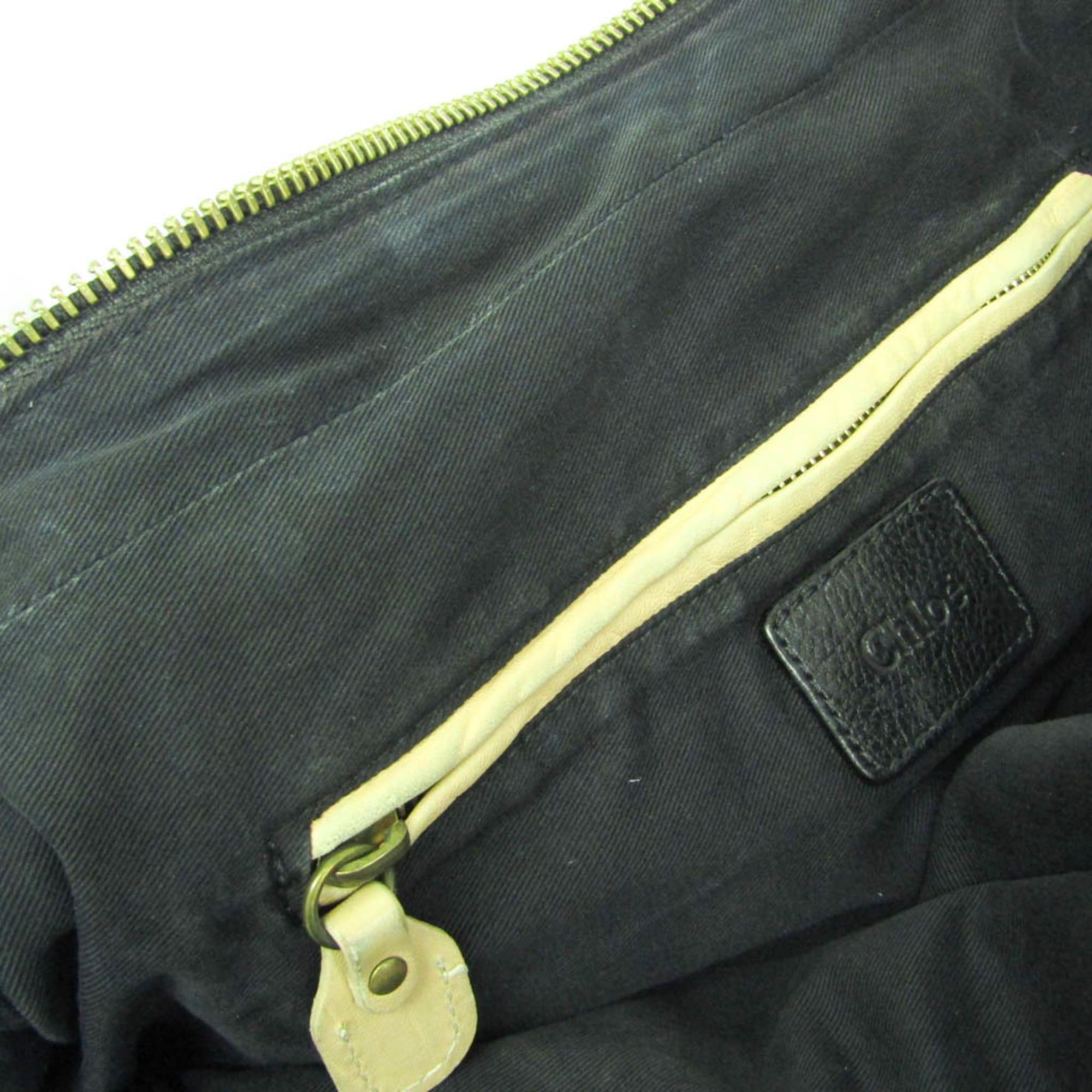 Chloe Chloé Paraty Large Women's Leather Handbag,Shoulder Bag Black Size ONE SIZE - 15 Thumbnail