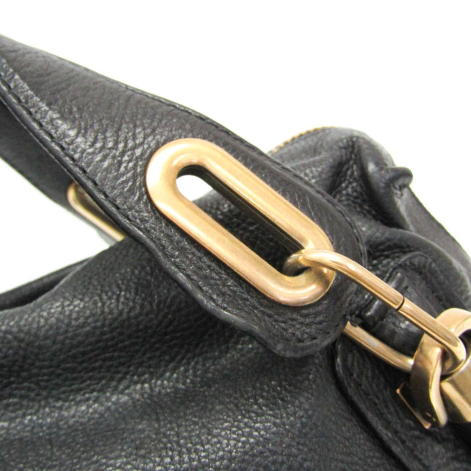 Chloe Chloé Paraty Large Women's Leather Handbag,Shoulder Bag Black Size ONE SIZE - 13 Thumbnail