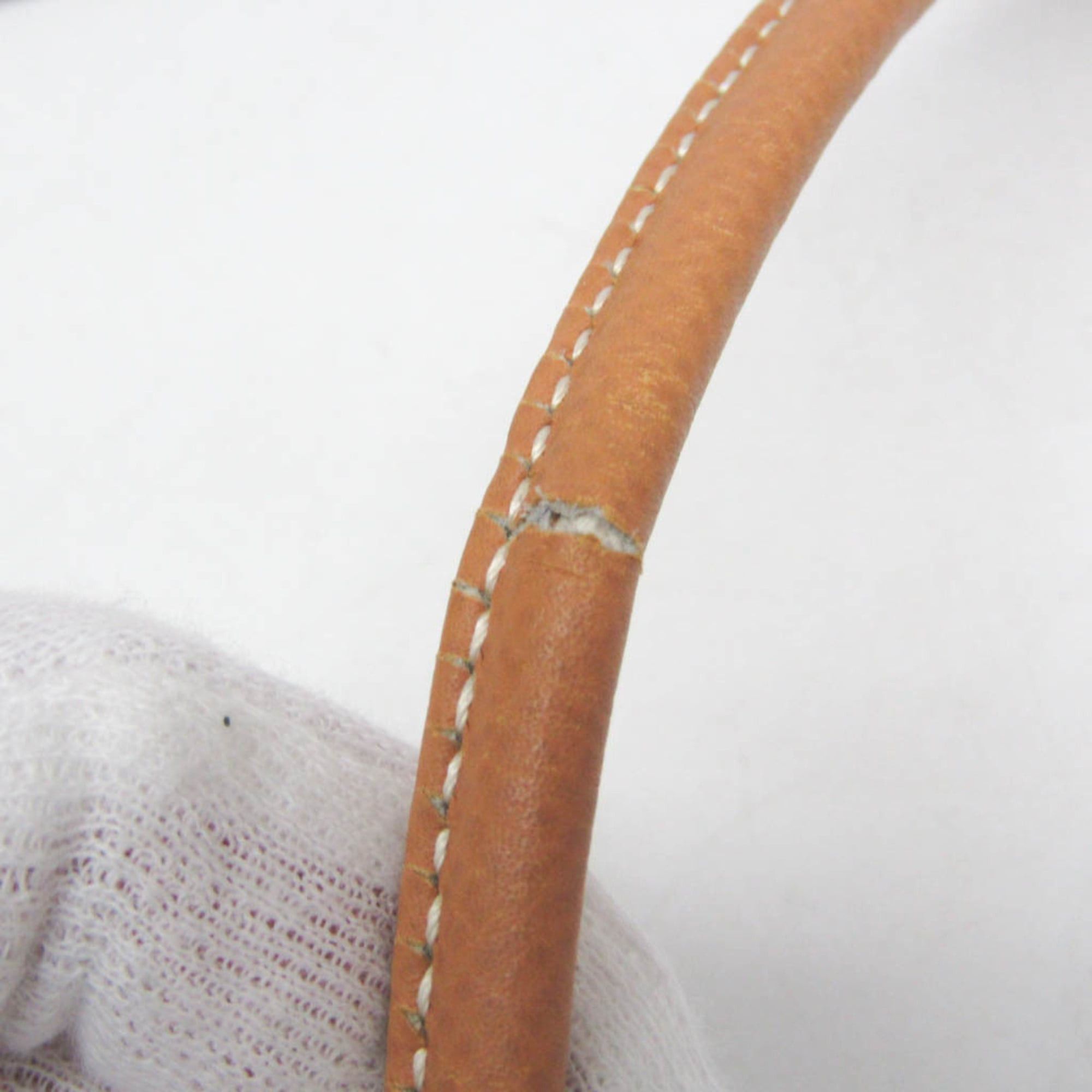 Hermes Hermes Aline GM Women's Cotton,Leather Shoulder Bag Brown,Off-white Size ONE SIZE - 12 Thumbnail