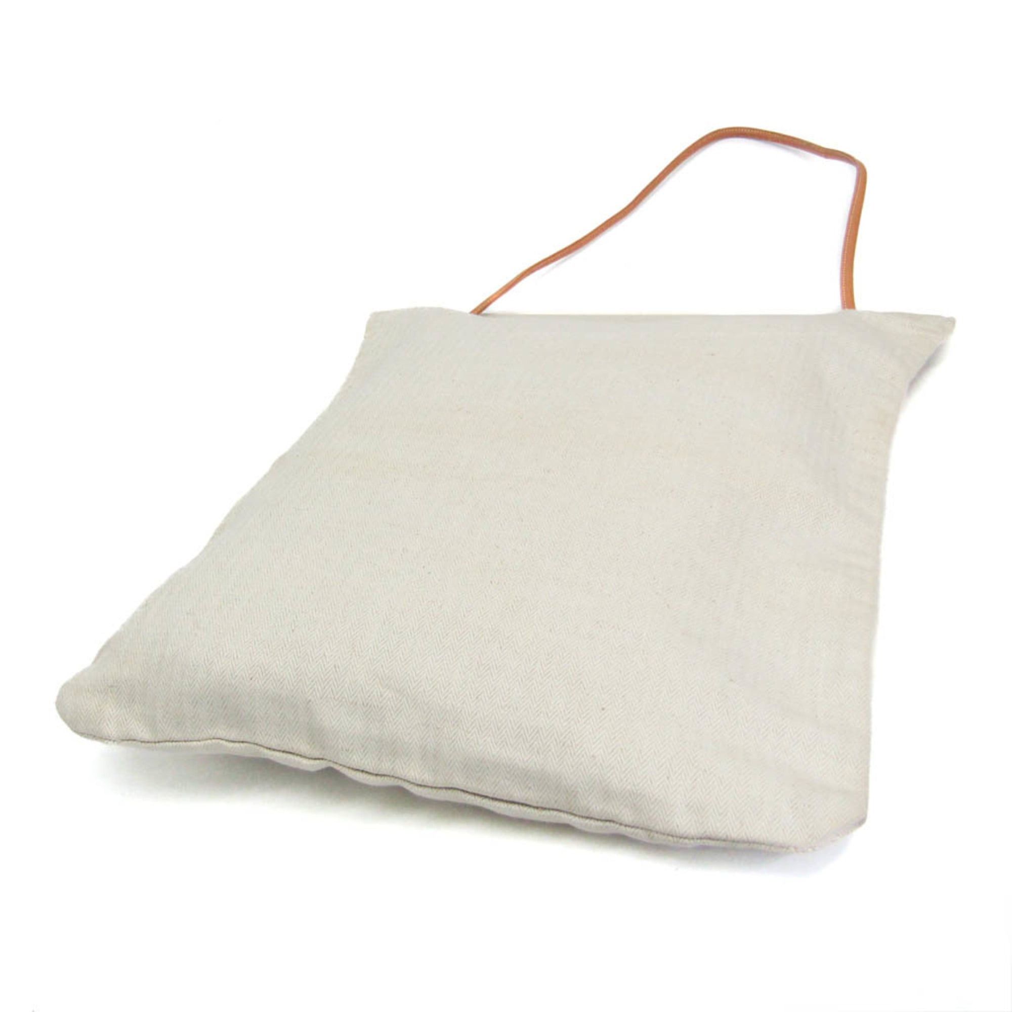 Hermes Hermes Aline GM Women's Cotton,Leather Shoulder Bag Brown,Off-white Size ONE SIZE - 2 Thumbnail