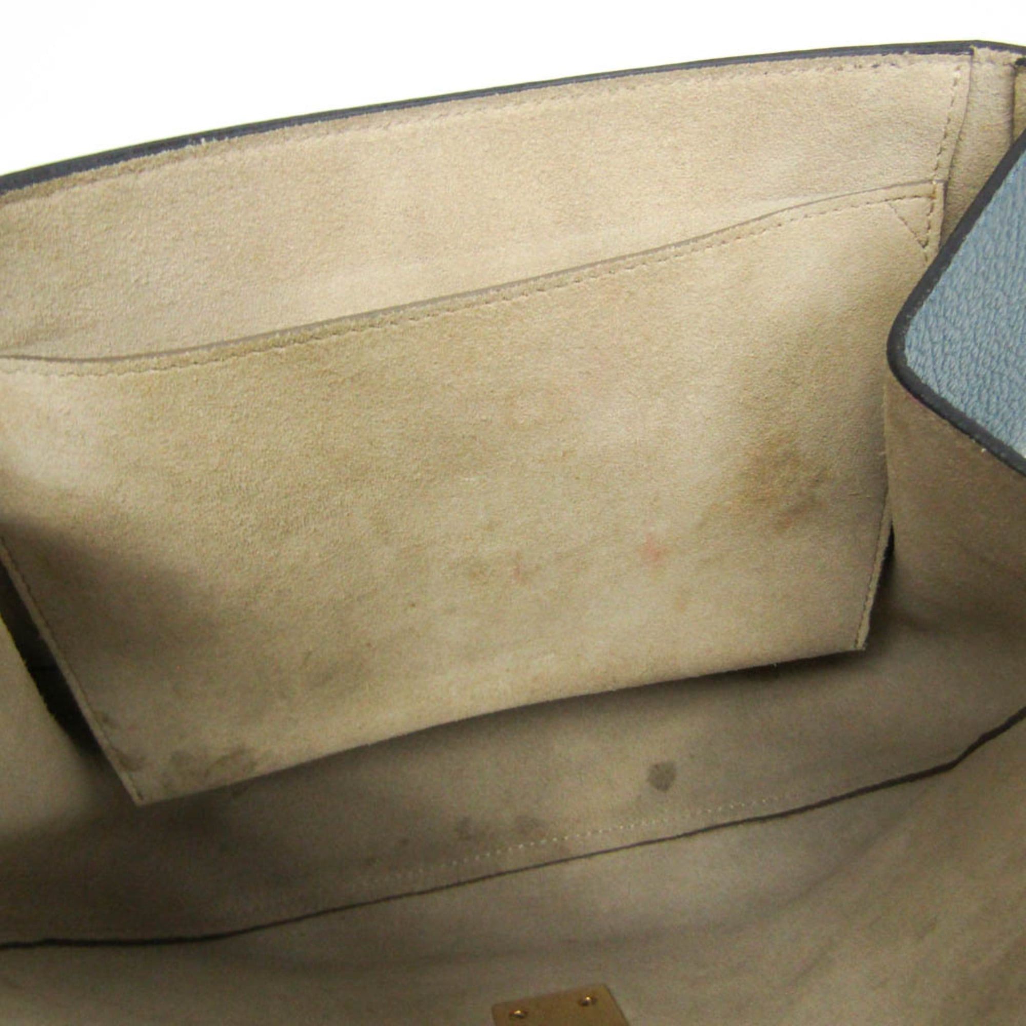 Chloe Chloé Drew Women's Leather Shoulder Bag Light Blue Size ONE SIZE - 14 Thumbnail