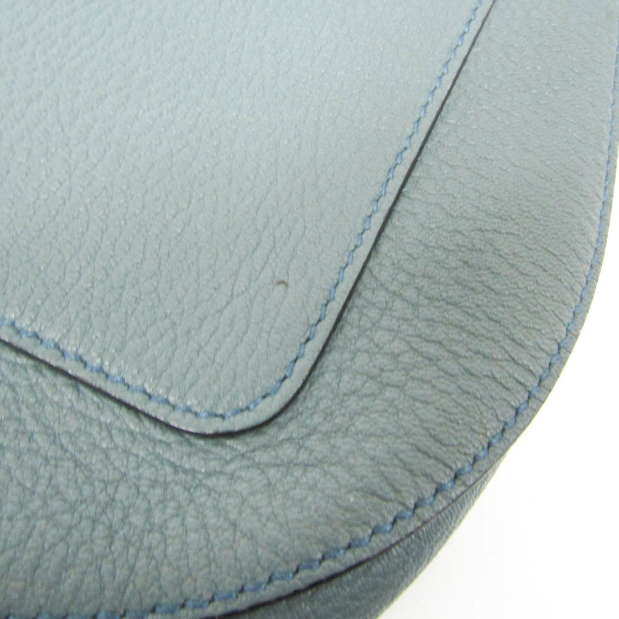 Chloe Chloé Drew Women's Leather Shoulder Bag Light Blue Size ONE SIZE - 4 Thumbnail