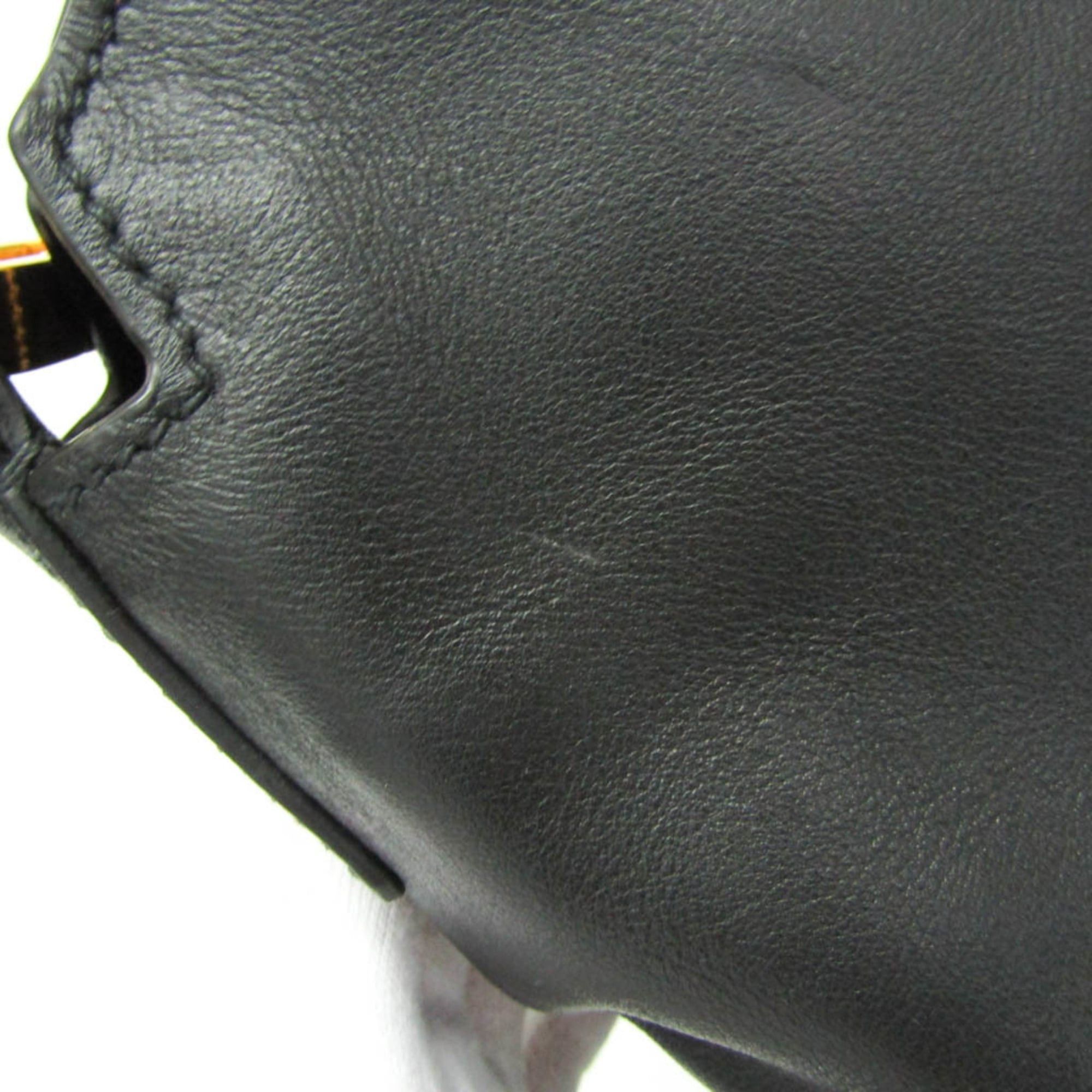 Miu Miu Miu Miu RR1917 Women's Leather Shoulder Bag Black Size ONE SIZE - 8 Thumbnail