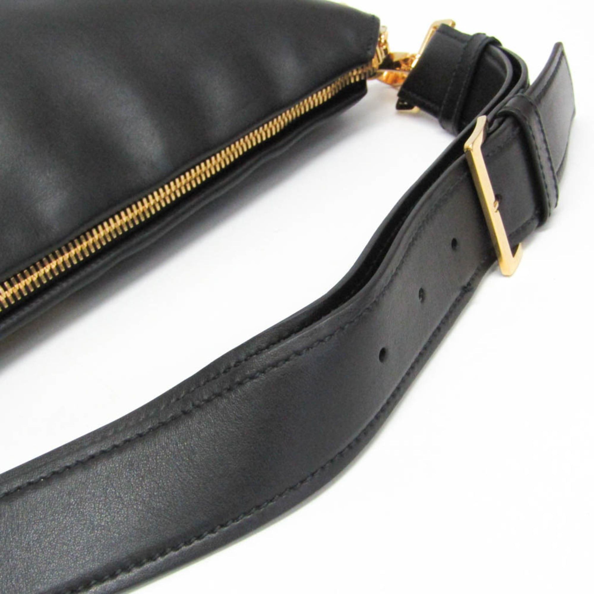 Miu Miu Miu Miu RR1917 Women's Leather Shoulder Bag Black Size ONE SIZE - 11 Thumbnail