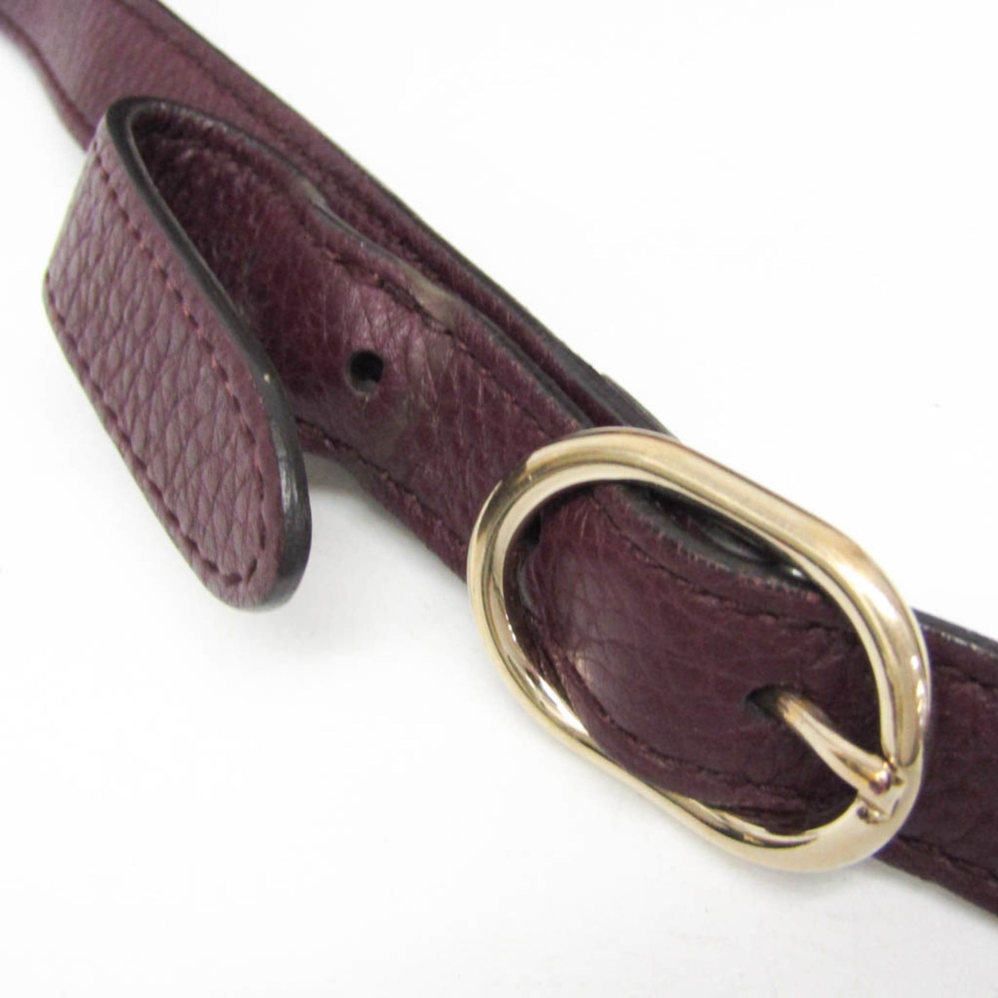 Gucci Gucci Bamboo 353124 Women's Leather Handbag Wine Size ONE SIZE - 13 Thumbnail