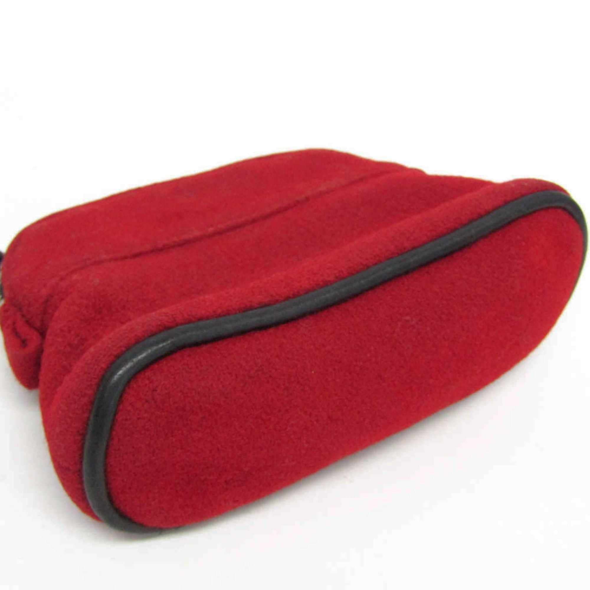 Hermes Hermes Bolide Mini Mini Women's Felt Pouch Red Color Size ONE SIZE - 11 Thumbnail