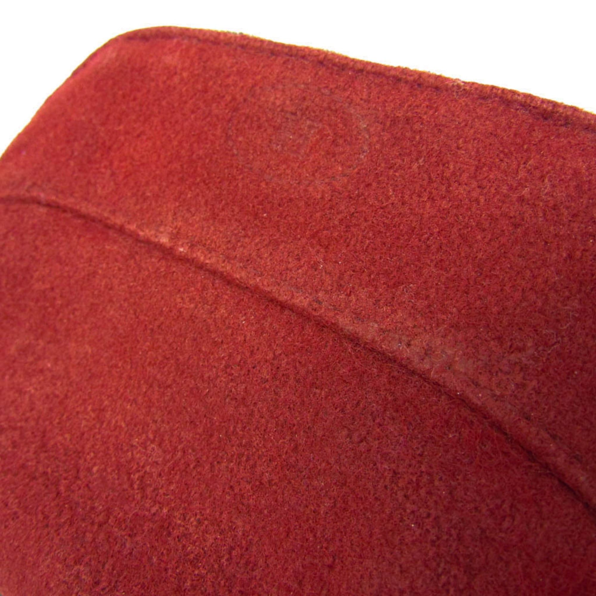 Hermes Hermes Bolide Mini Mini Women's Felt Pouch Red Color Size ONE SIZE - 4 Thumbnail