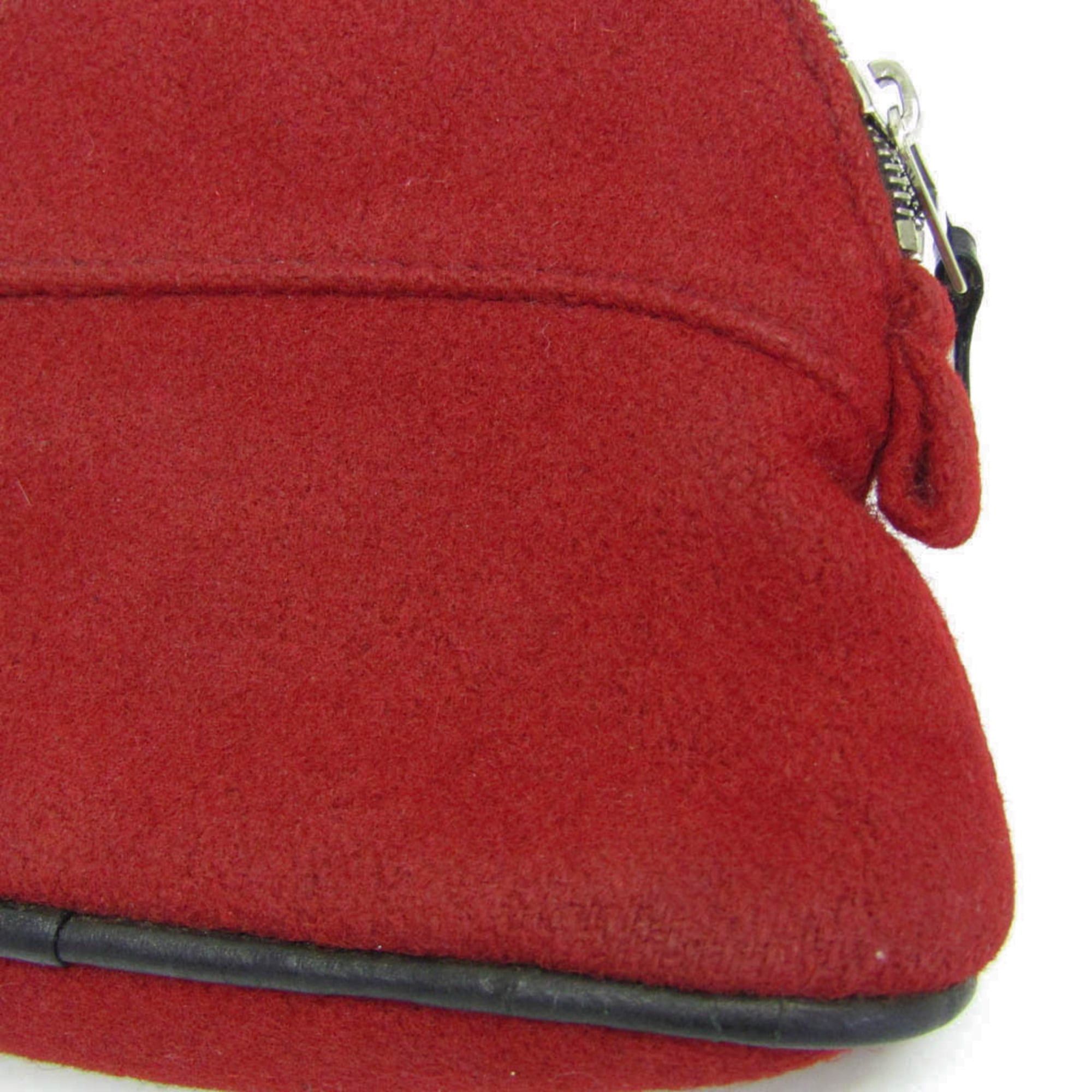 Hermes Hermes Bolide Mini Mini Women's Felt Pouch Red Color Size ONE SIZE - 7 Thumbnail