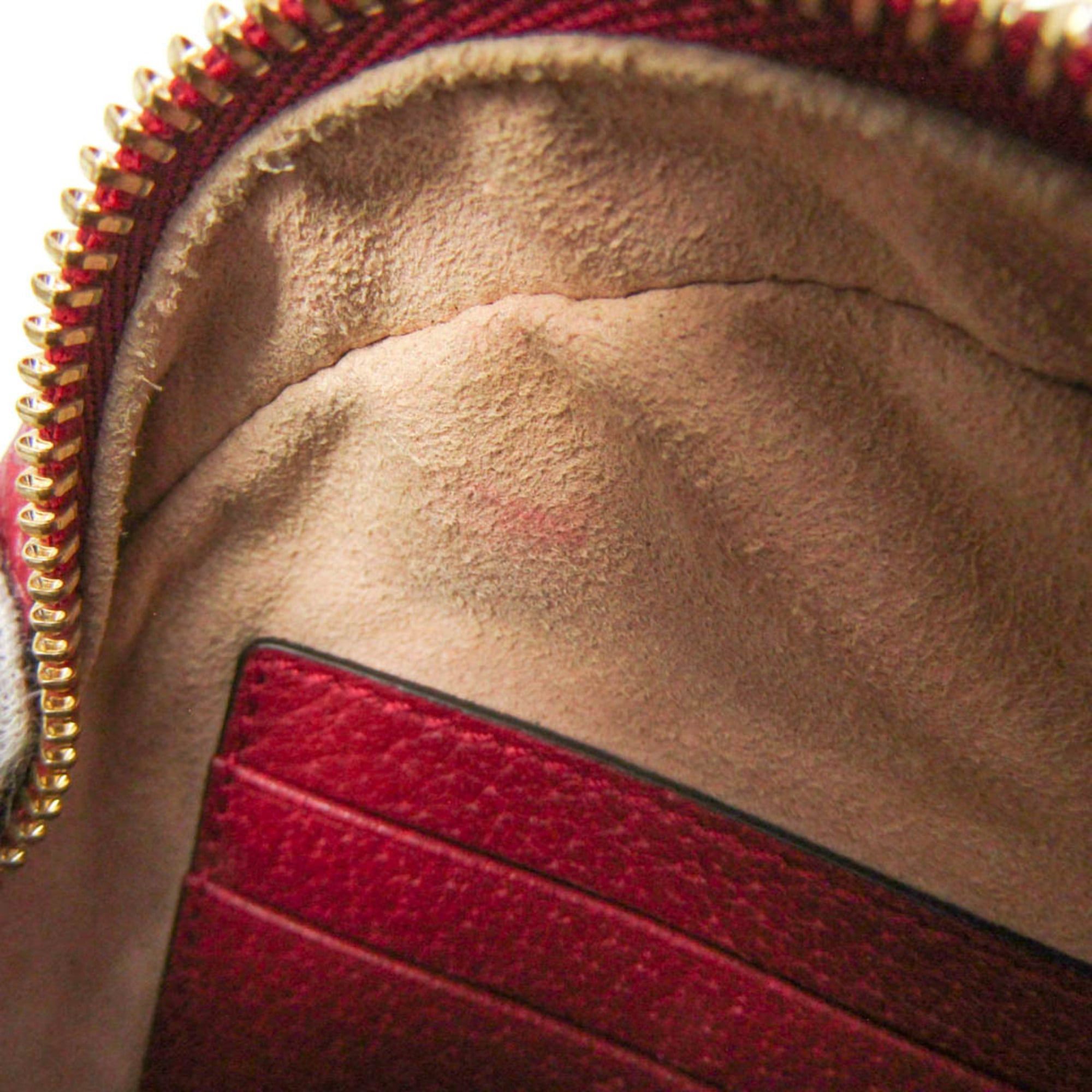 Gucci Gucci Ophidia GG Flora 598661 Women's GG Canvas,Leather Backpack Beige,Red Color Size ONE SIZE - 12 Thumbnail