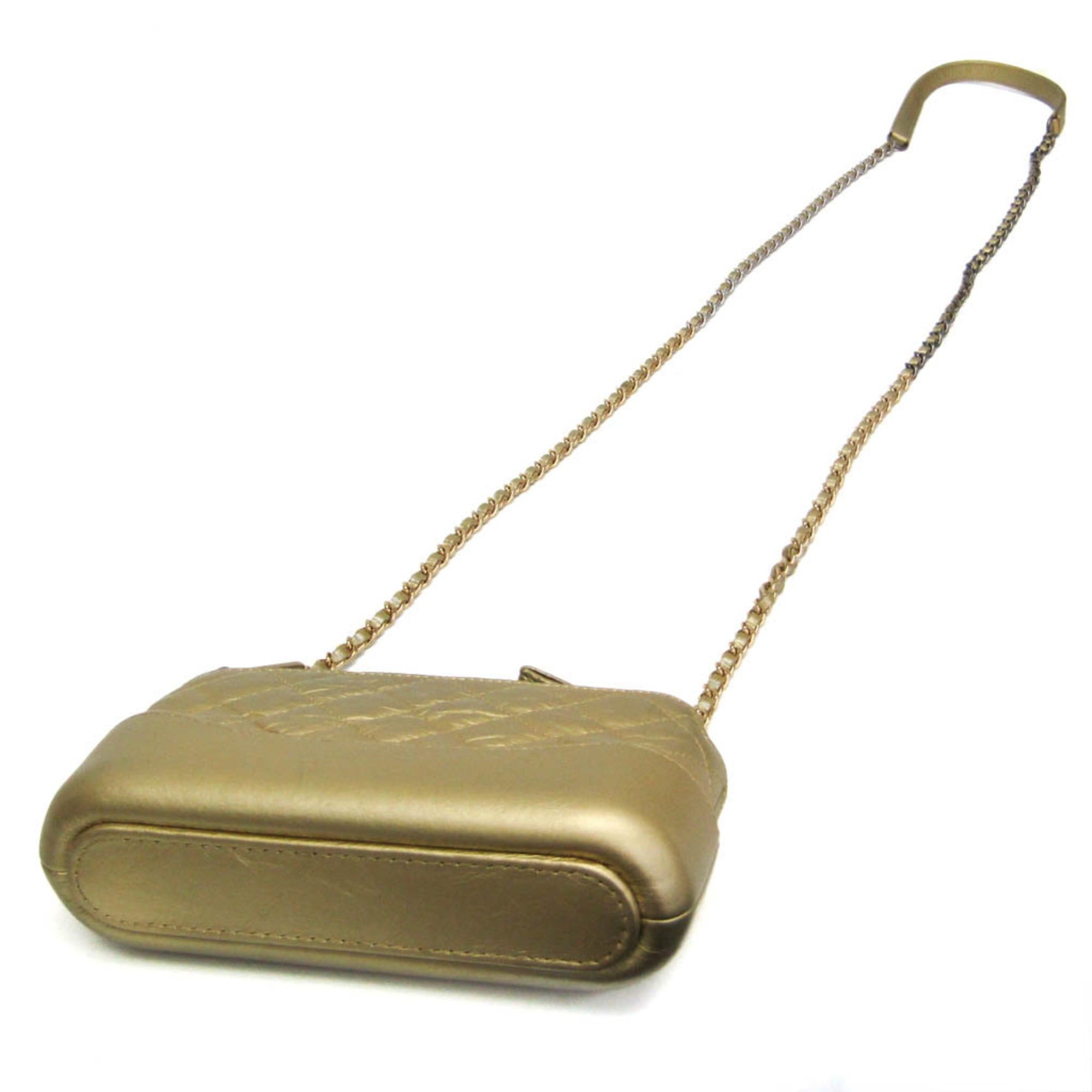 Chanel Chanel Gabriel Chain Shoulder Bag A94505 Women's Leather Shoulder Bag Gold Size ONE SIZE - 2 Thumbnail