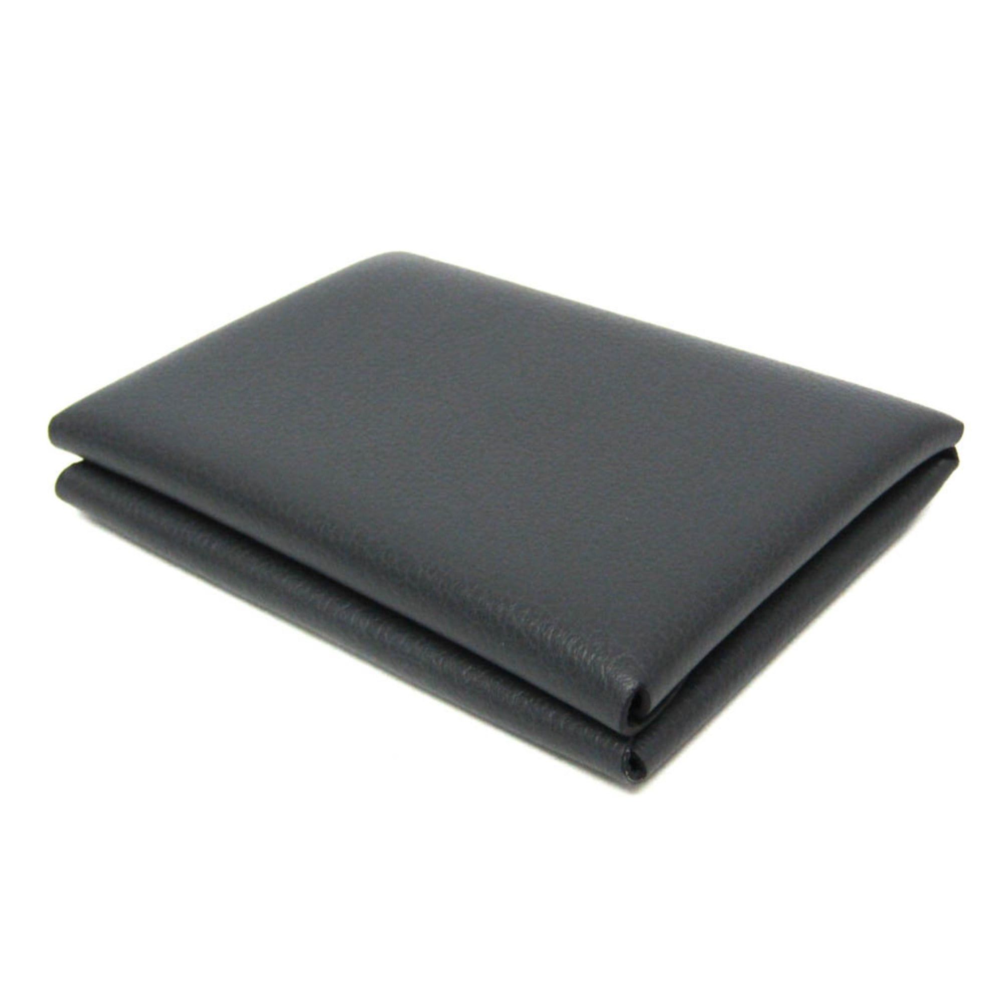 Hermes Hermes Calvi Duo Togo Leather Card Case Gray Size ONE SIZE - 3 Thumbnail