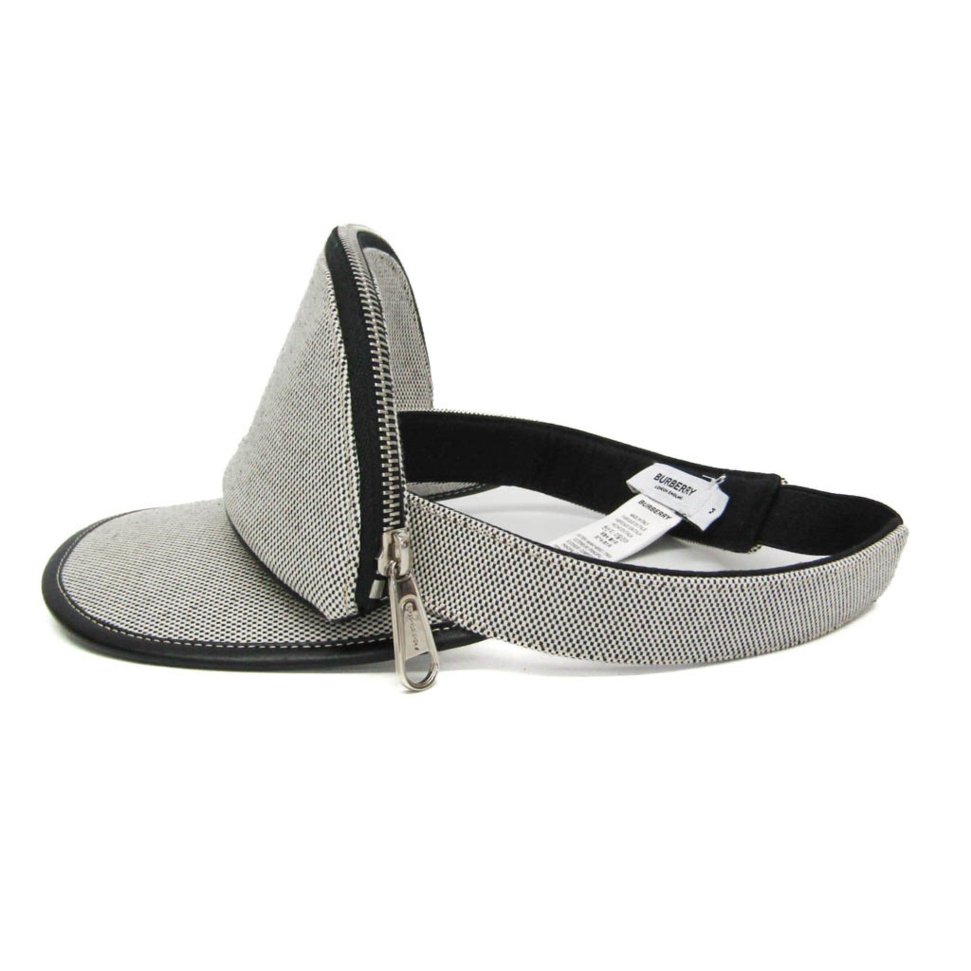 Burberry Burberry Riccardo Tisci 8043195 Men,Women Sun Visor Black,White Size ONE SIZE - 4 Thumbnail