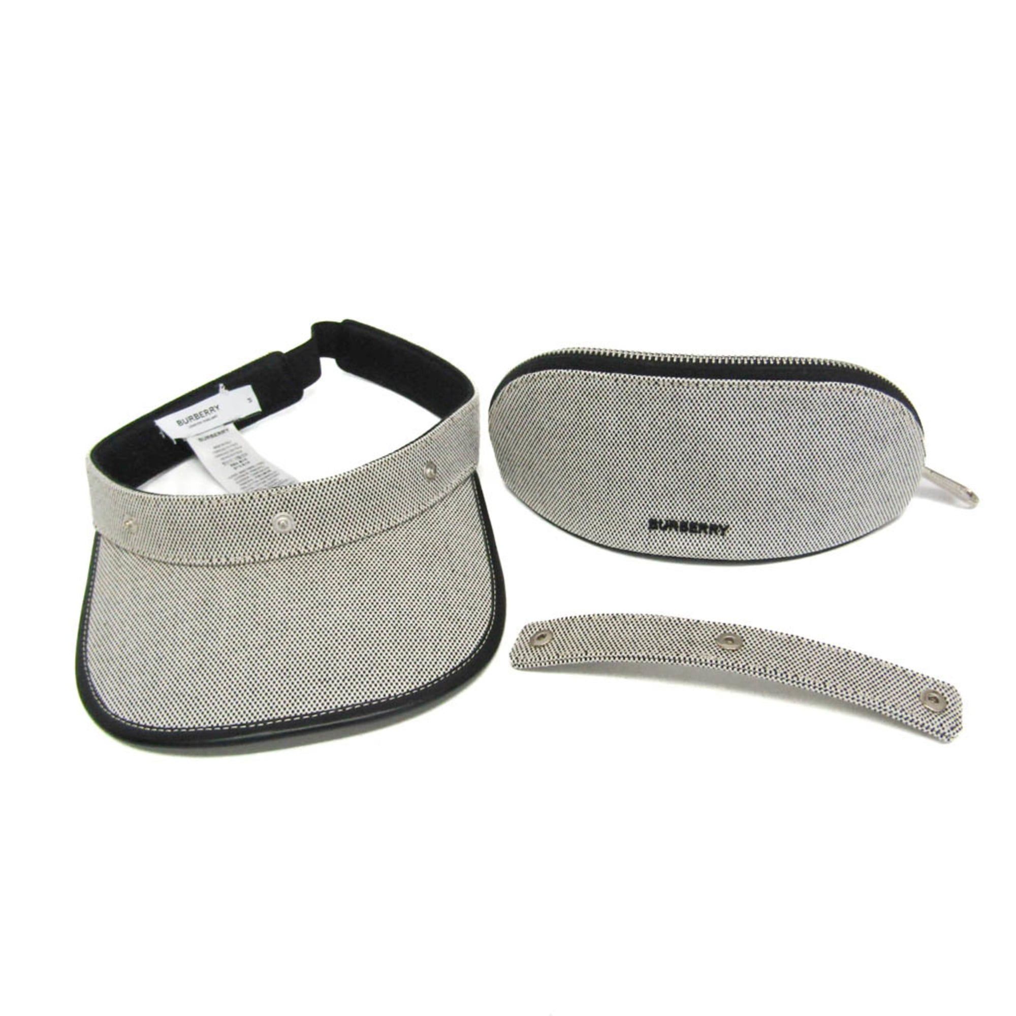 Burberry Burberry Riccardo Tisci 8043195 Men,Women Sun Visor Black,White Size ONE SIZE - 2 Thumbnail