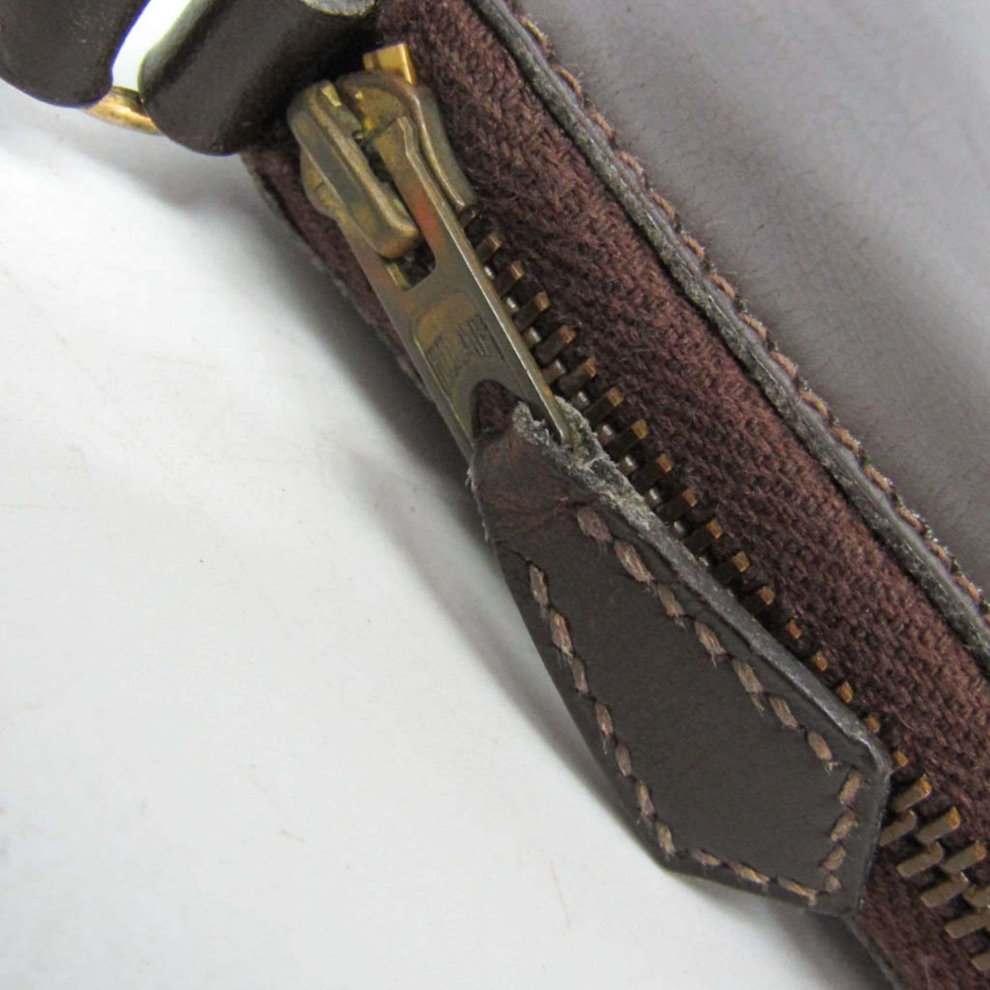 Hermes Hermes Charlie Travel Case Men,Women Box Calf Leather Long Wallet (bi-fold) Dark Brown Size ONE SIZE - 6 Thumbnail