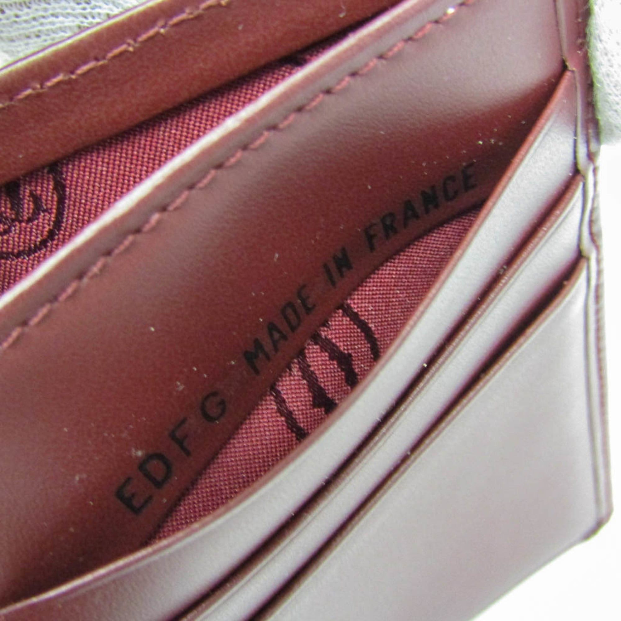 Cartier Cartier Must Men,Women Leather Bill Wallet (tri-fold) Wine Size ONE SIZE - 11 Thumbnail