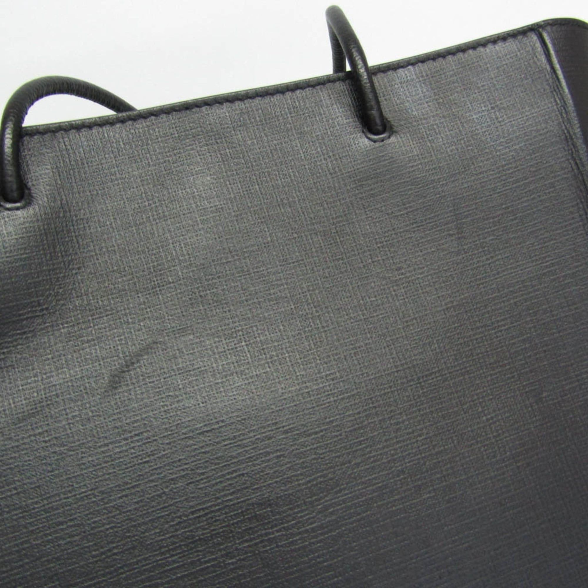 Balenciaga Balenciaga Shopping Bag S 597860 Men,Women Leather Shoulder Bag,Tote Bag Black Size ONE SIZE - 10 Thumbnail