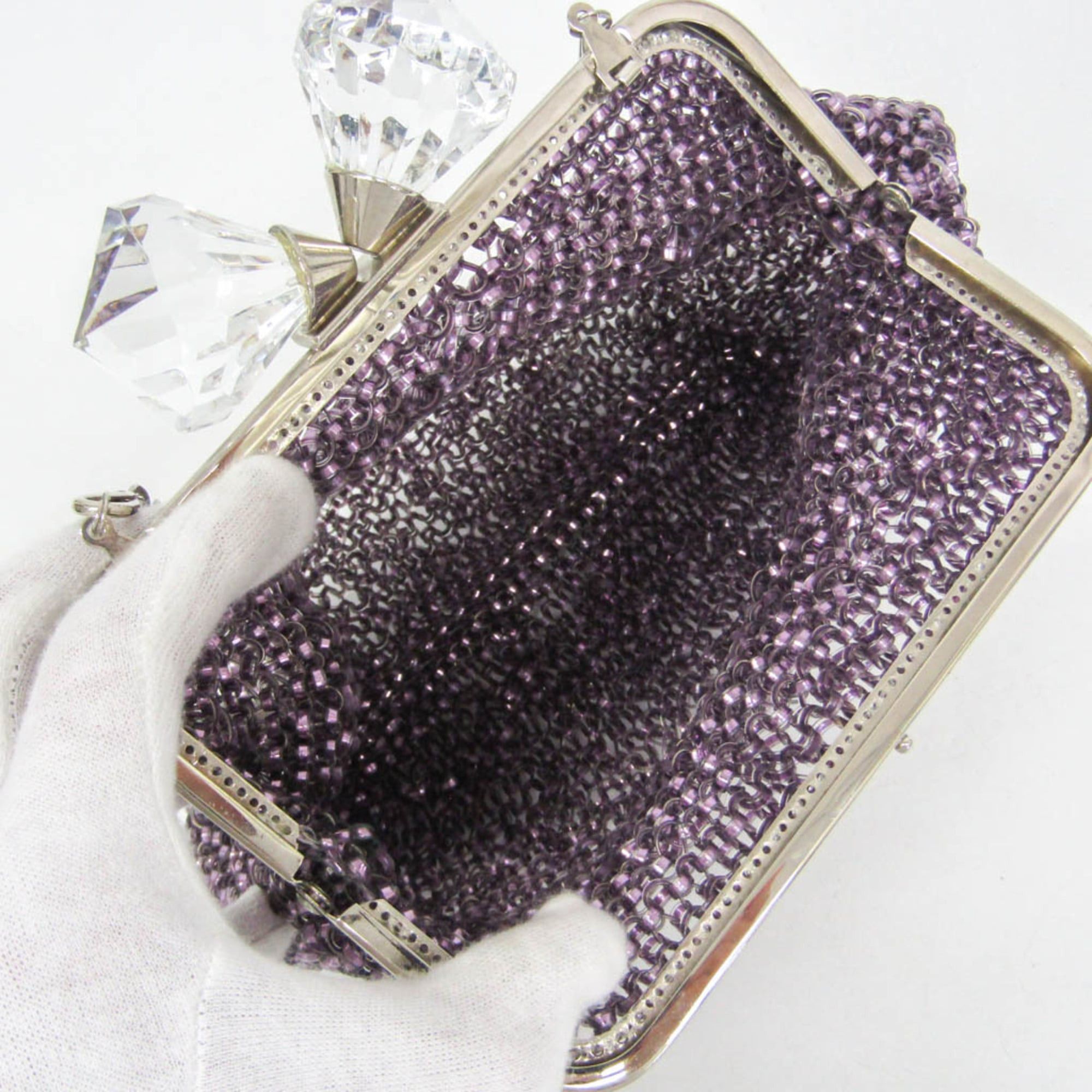 ANTEPRIMA Anteprima Chain Shoulder Bag Women's Wire Handbag,Shoulder Bag Purple Size ONE SIZE - 3 Thumbnail