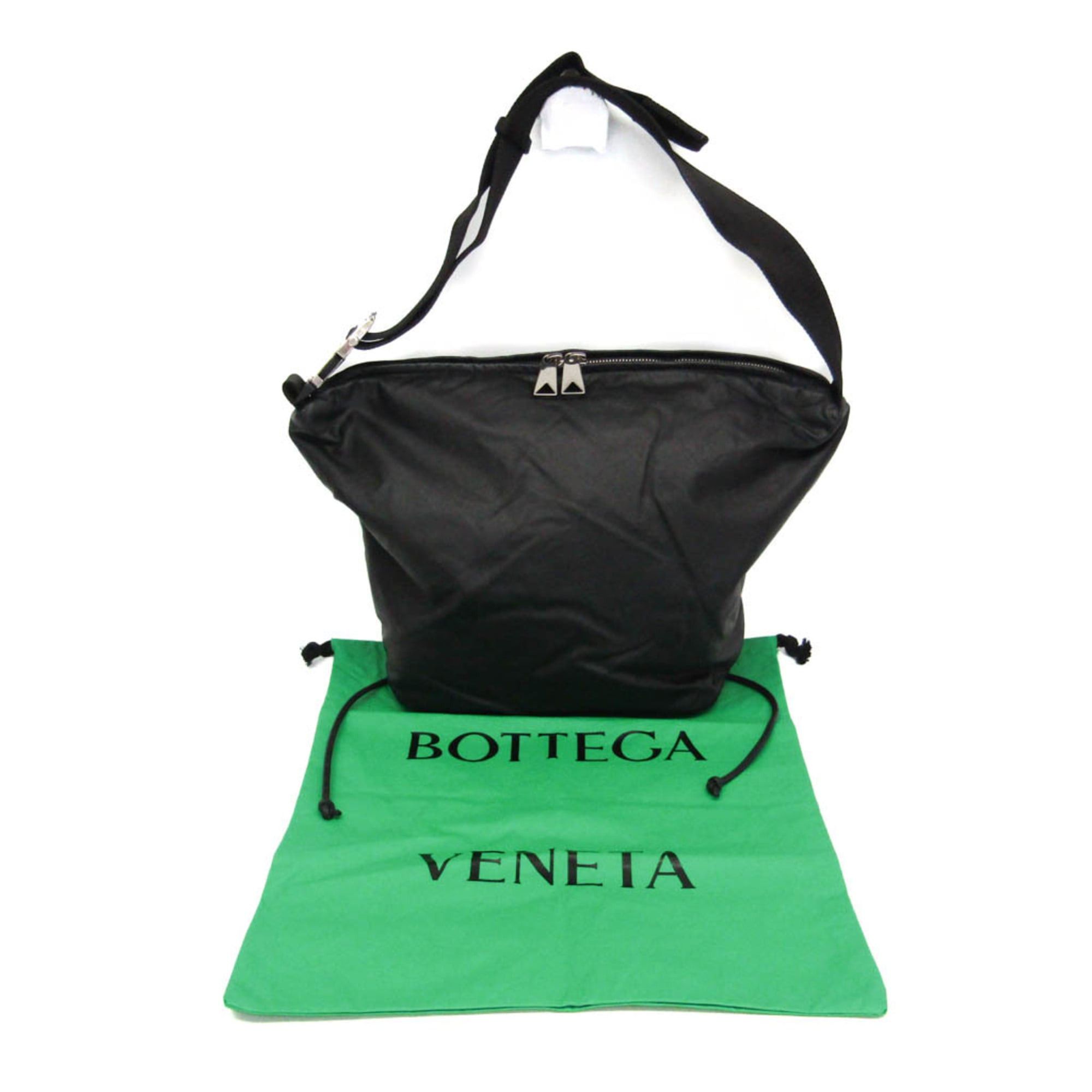 Bottega Veneta Bottega Veneta One-shoulder Bag 658754 Men,Women Leather Shoulder Bag Black Size ONE SIZE - 2 Thumbnail