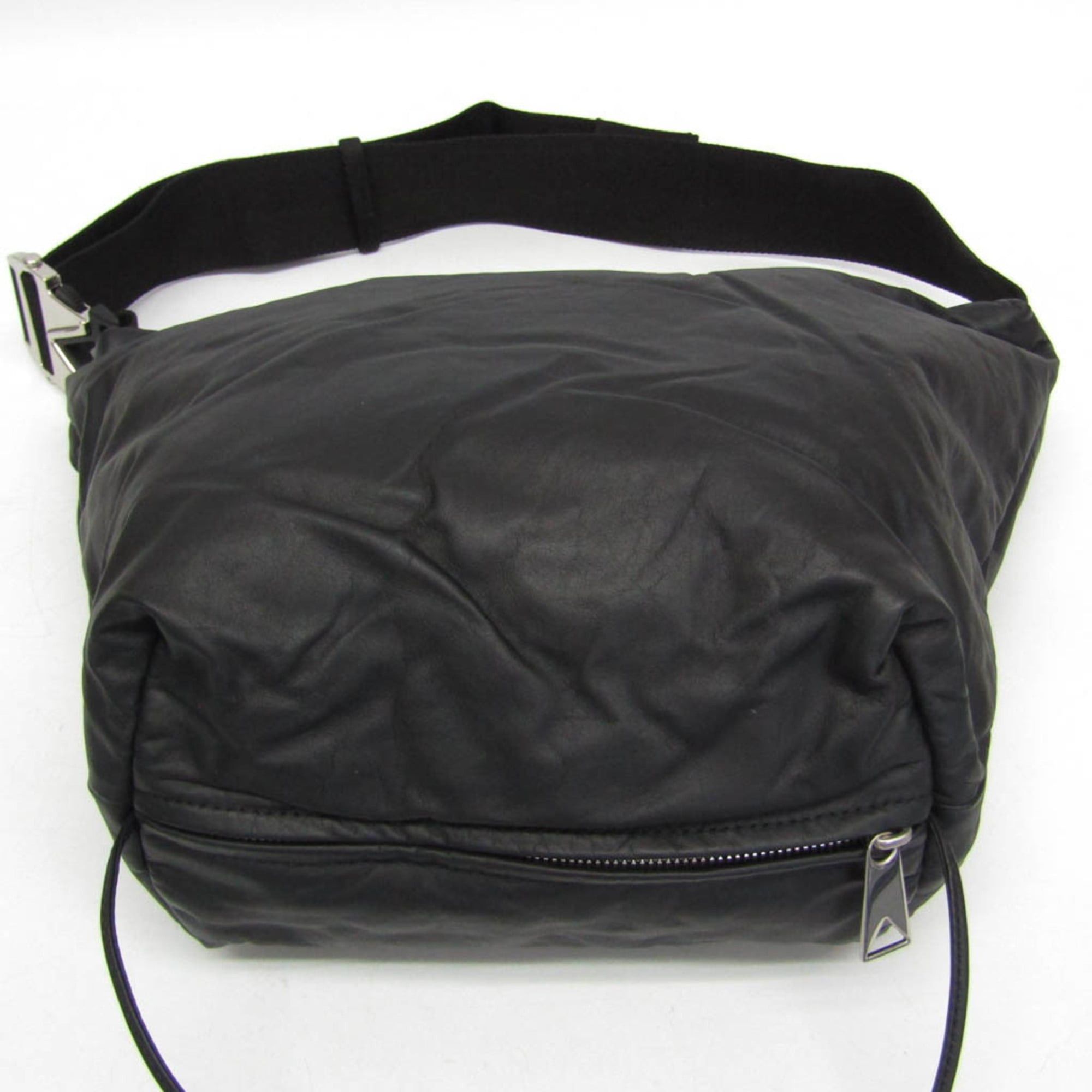 Bottega Veneta Bottega Veneta One-shoulder Bag 658754 Men,Women Leather Shoulder Bag Black Size ONE SIZE - 6 Thumbnail