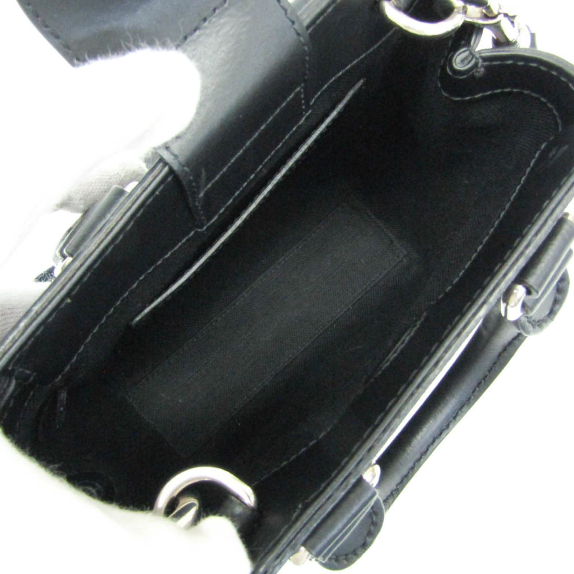 Gucci Gucci 696010 Men,Women GG Supreme,Leather Handbag,Shoulder Bag Black Size ONE SIZE - 4 Thumbnail