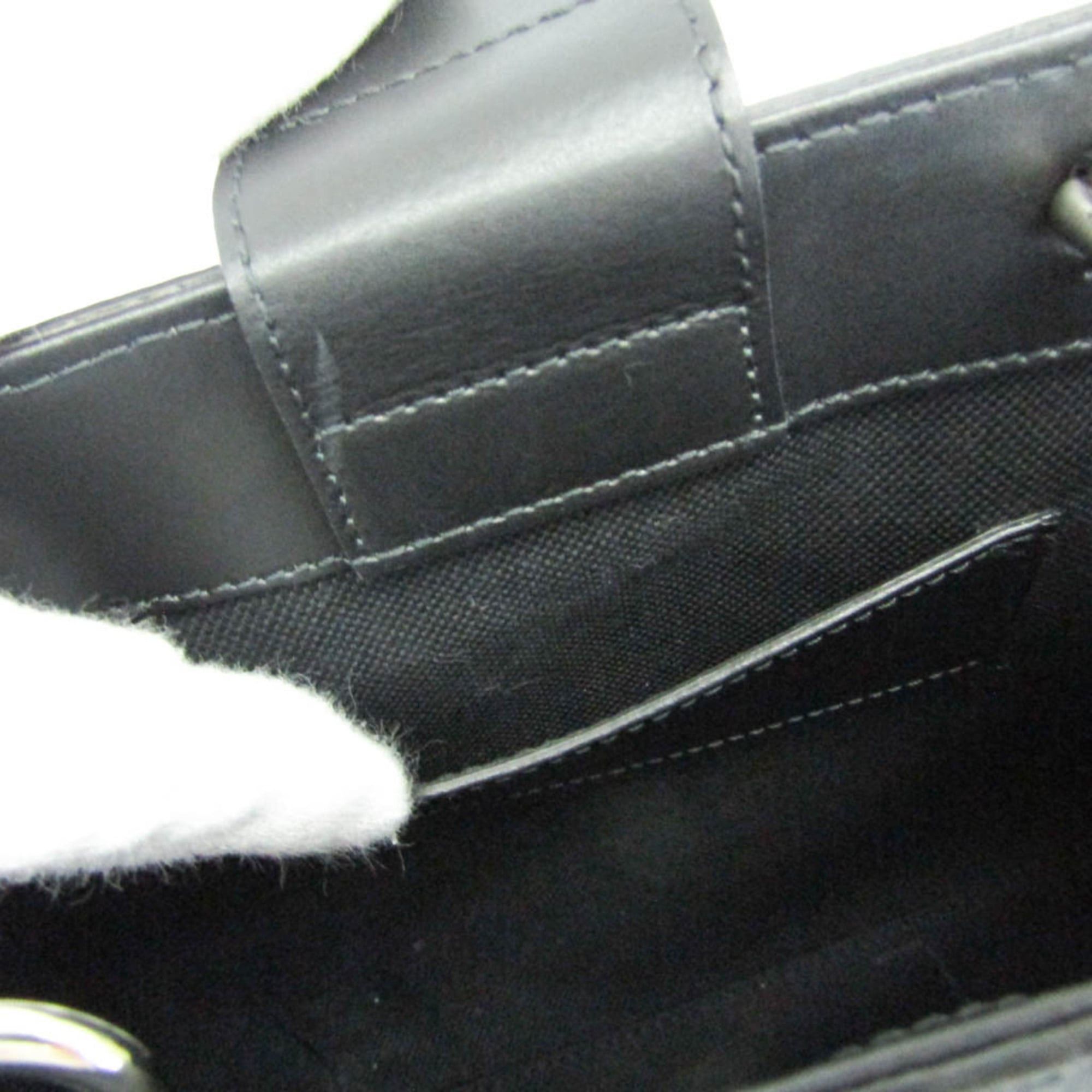 Gucci Gucci 696010 Men,Women GG Supreme,Leather Handbag,Shoulder Bag Black Size ONE SIZE - 10 Thumbnail