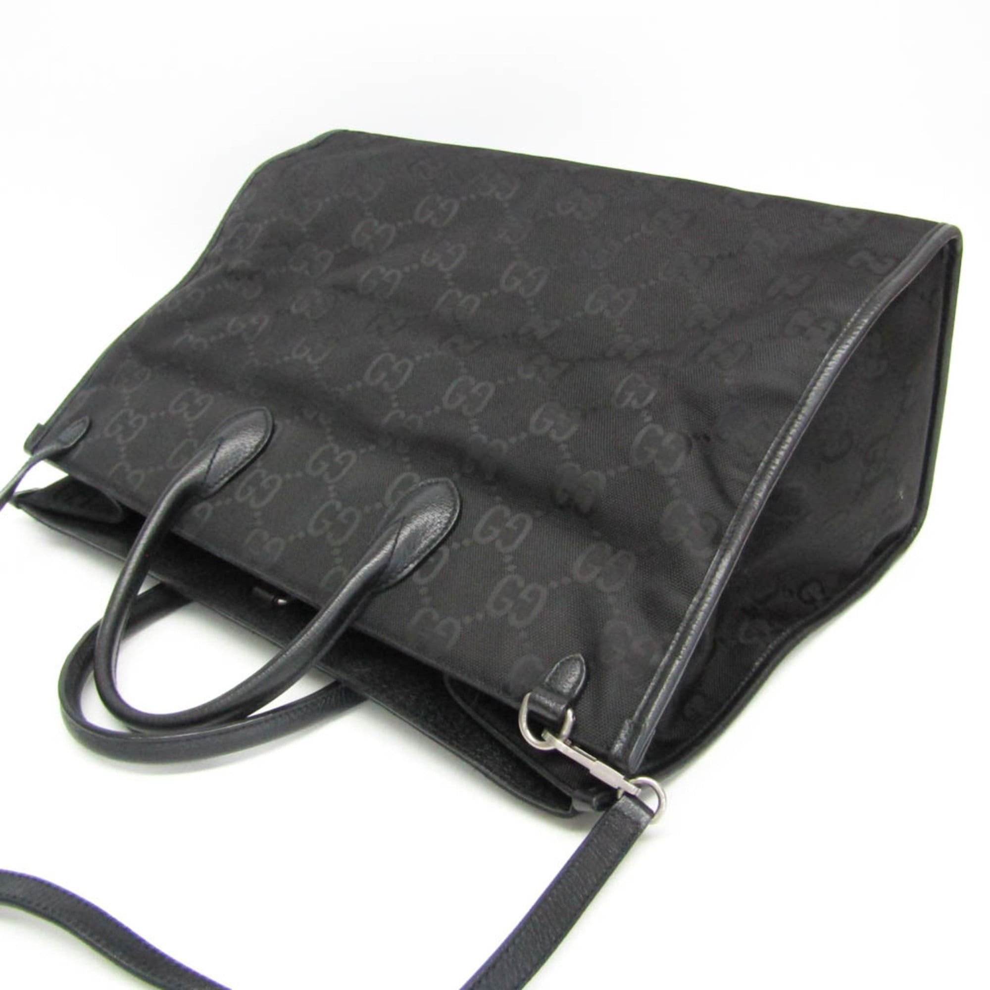 Gucci Gucci Off The Grid GG 630353 Men,Women Nylon Canvas,Leather Handbag,Shoulder Bag Black Size ONE SIZE - 6 Thumbnail