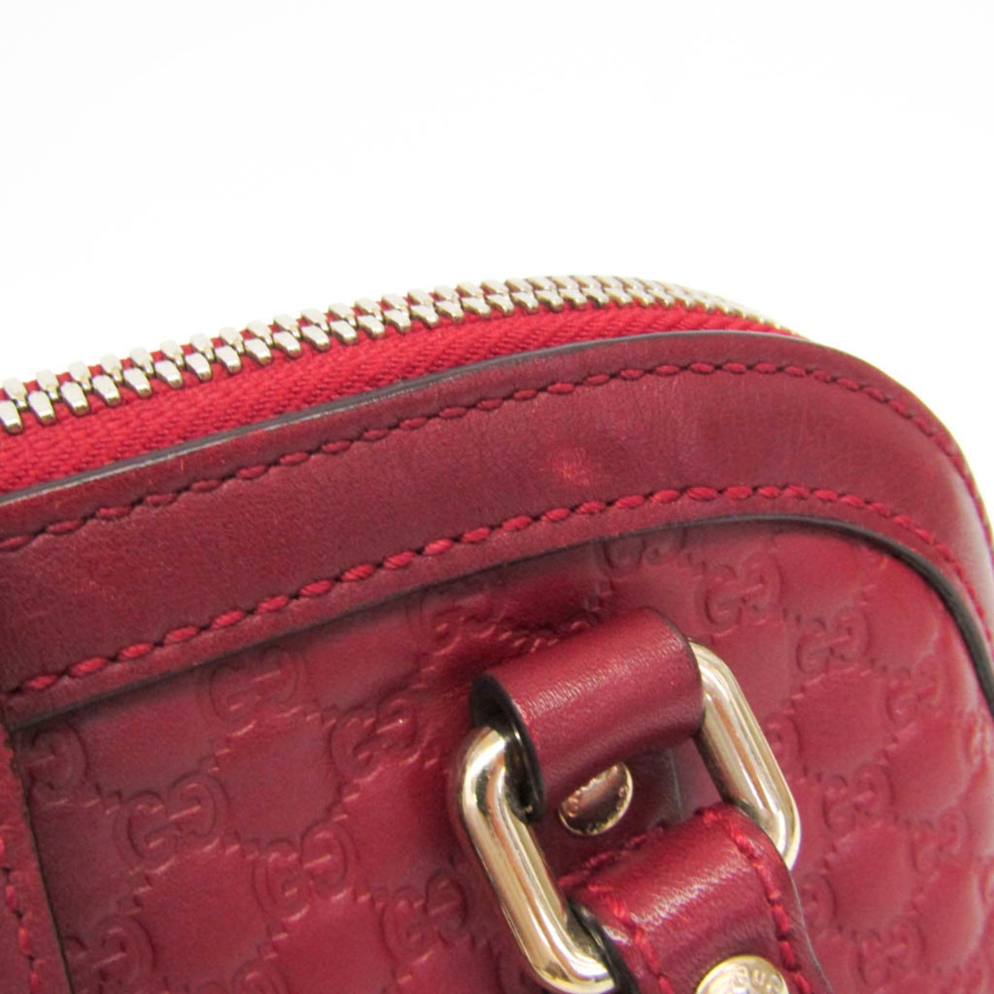 Gucci Gucci MicroGuccissima 449654 Women's Leather Handbag,Shoulder Bag Red Color Size ONE SIZE - 10 Thumbnail