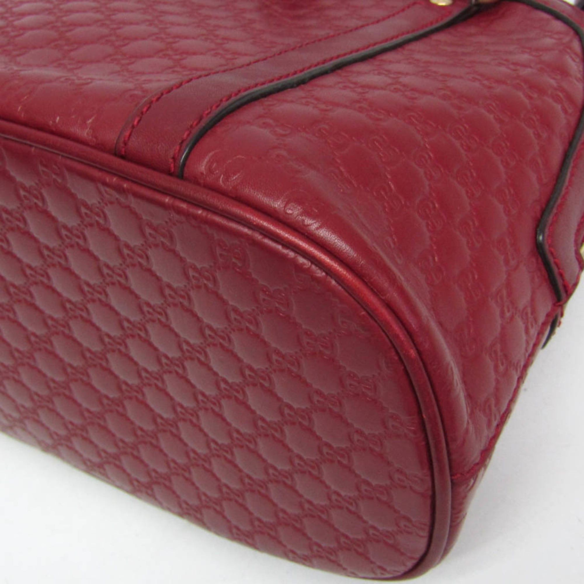 Gucci Gucci MicroGuccissima 449654 Women's Leather Handbag,Shoulder Bag Red Color Size ONE SIZE - 5 Thumbnail