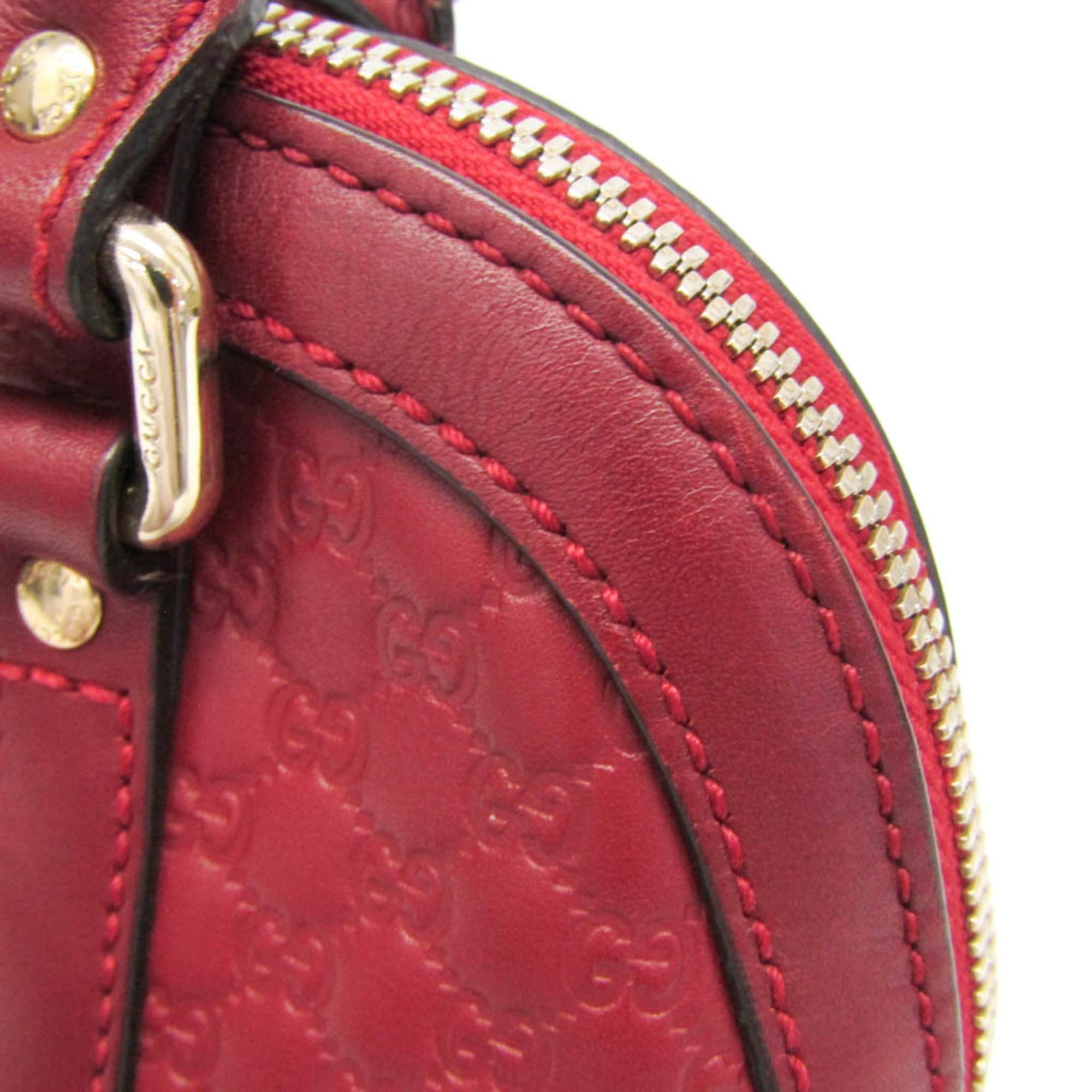 Gucci Gucci MicroGuccissima 449654 Women's Leather Handbag,Shoulder Bag Red Color Size ONE SIZE - 9 Thumbnail