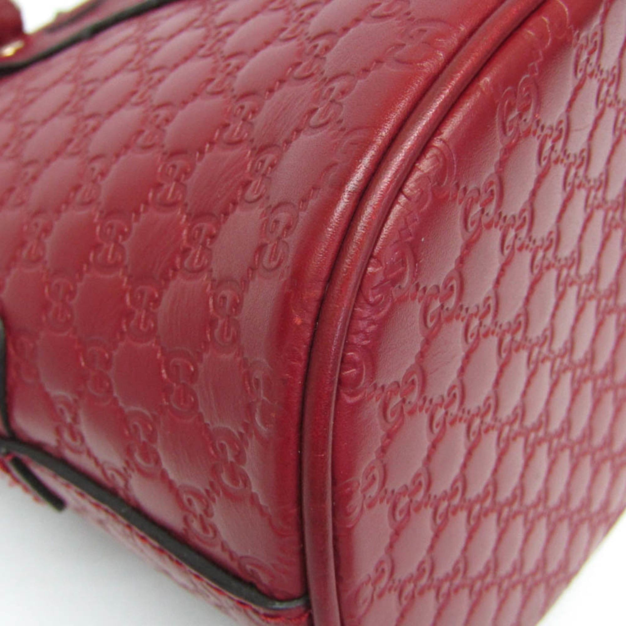 Gucci Gucci MicroGuccissima 449654 Women's Leather Handbag,Shoulder Bag Red Color Size ONE SIZE - 4 Thumbnail