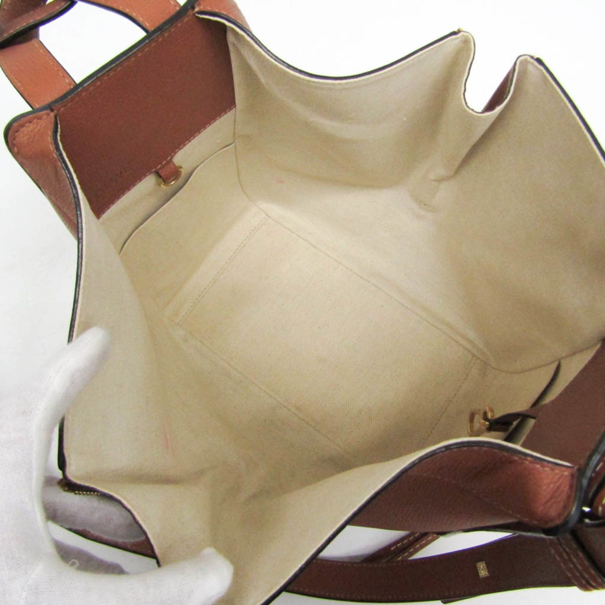 Loewe Loewe Hammock Small Women's Leather Handbag,Shoulder Bag Brown Size ONE SIZE - 3 Thumbnail