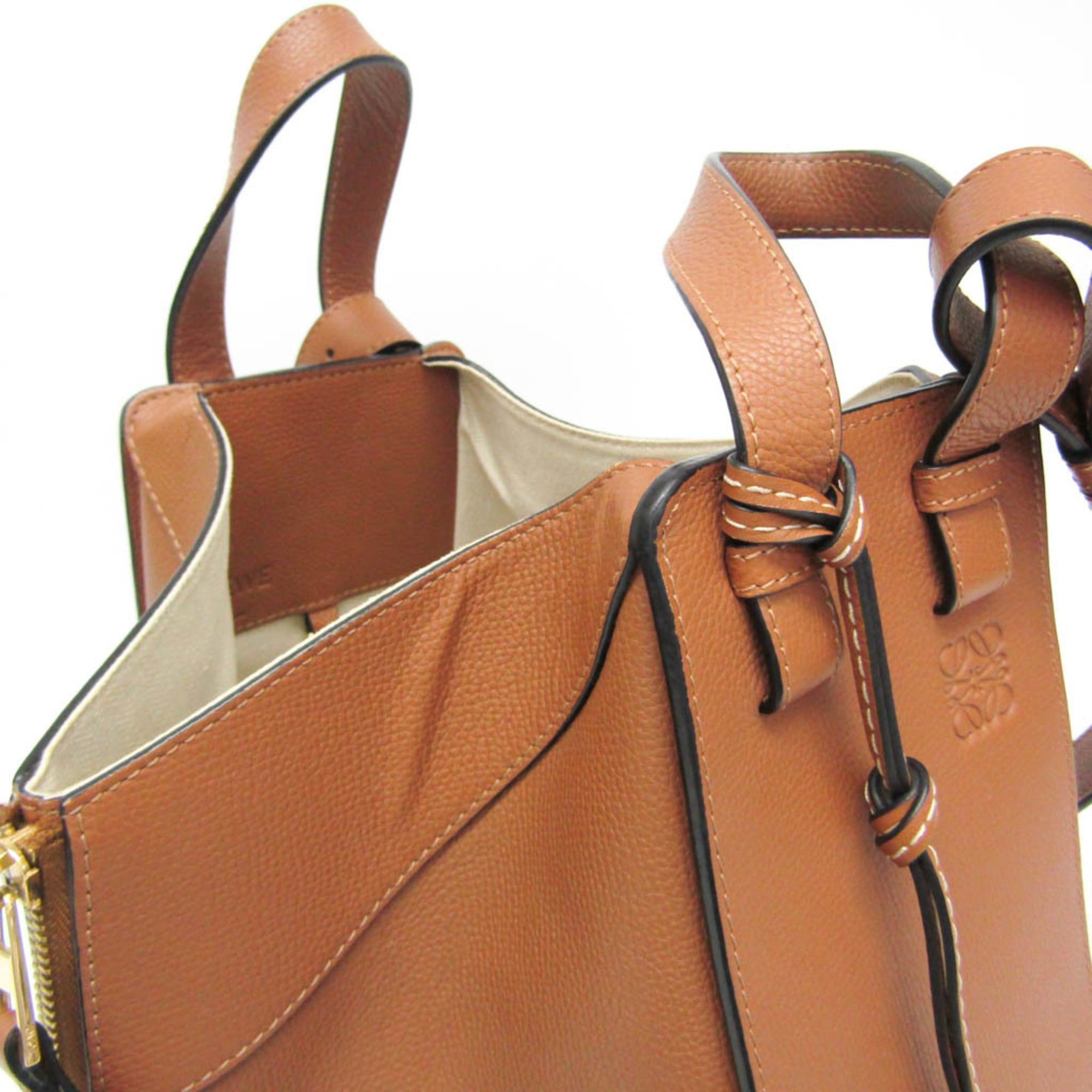 Loewe Loewe Hammock Small Women's Leather Handbag,Shoulder Bag Brown Size ONE SIZE - 9 Thumbnail