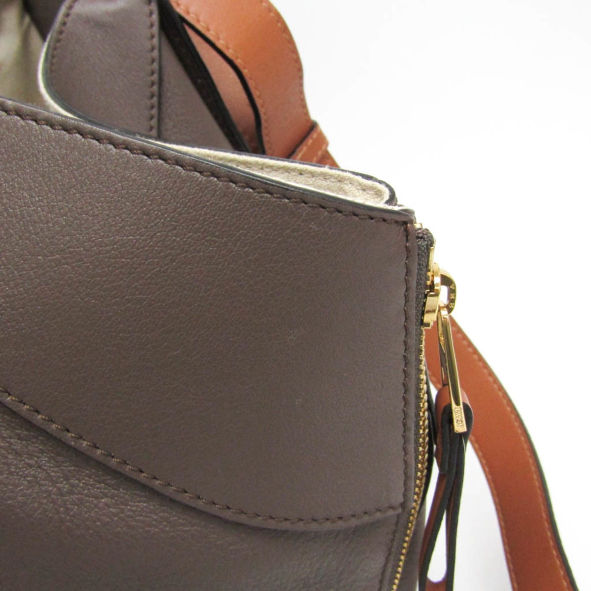 Loewe Loewe Hammock Small Women's Leather Handbag,Shoulder Bag Camel,Dark Purple,Gray Size ONE SIZE - 13 Thumbnail