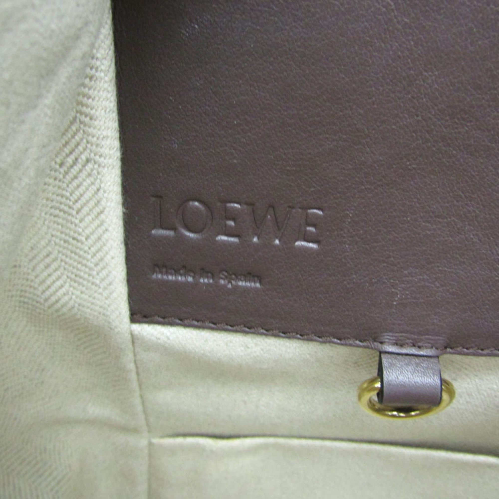 Loewe Loewe Hammock Small Women's Leather Handbag,Shoulder Bag Camel,Dark Purple,Gray Size ONE SIZE - 17 Thumbnail