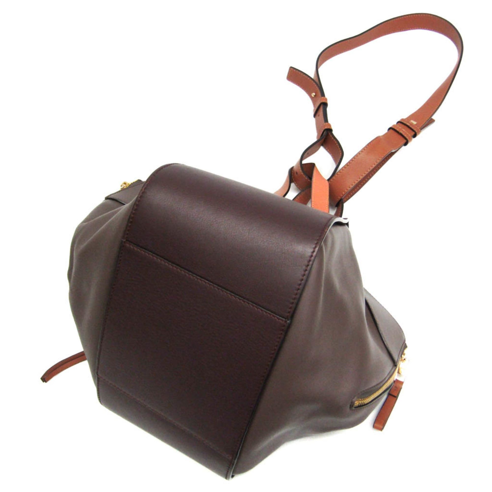 Loewe Loewe Hammock Small Women's Leather Handbag,Shoulder Bag Camel,Dark Purple,Gray Size ONE SIZE - 3 Thumbnail