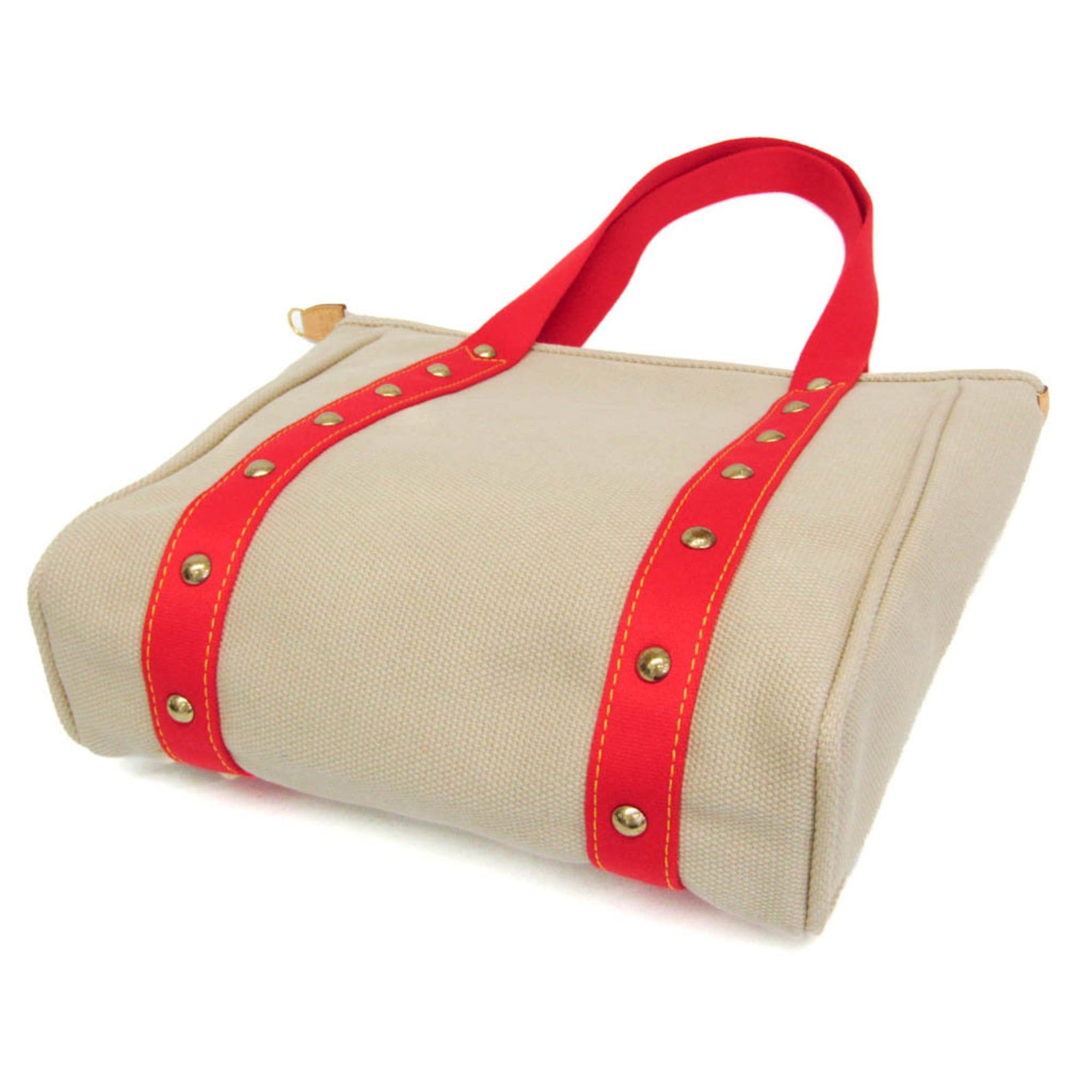 Louis Vuitton Louis Vuitton Antigua Cabas MM M40035 Women's Tote Bag Beige,Red Color Size ONE SIZE - 2 Thumbnail