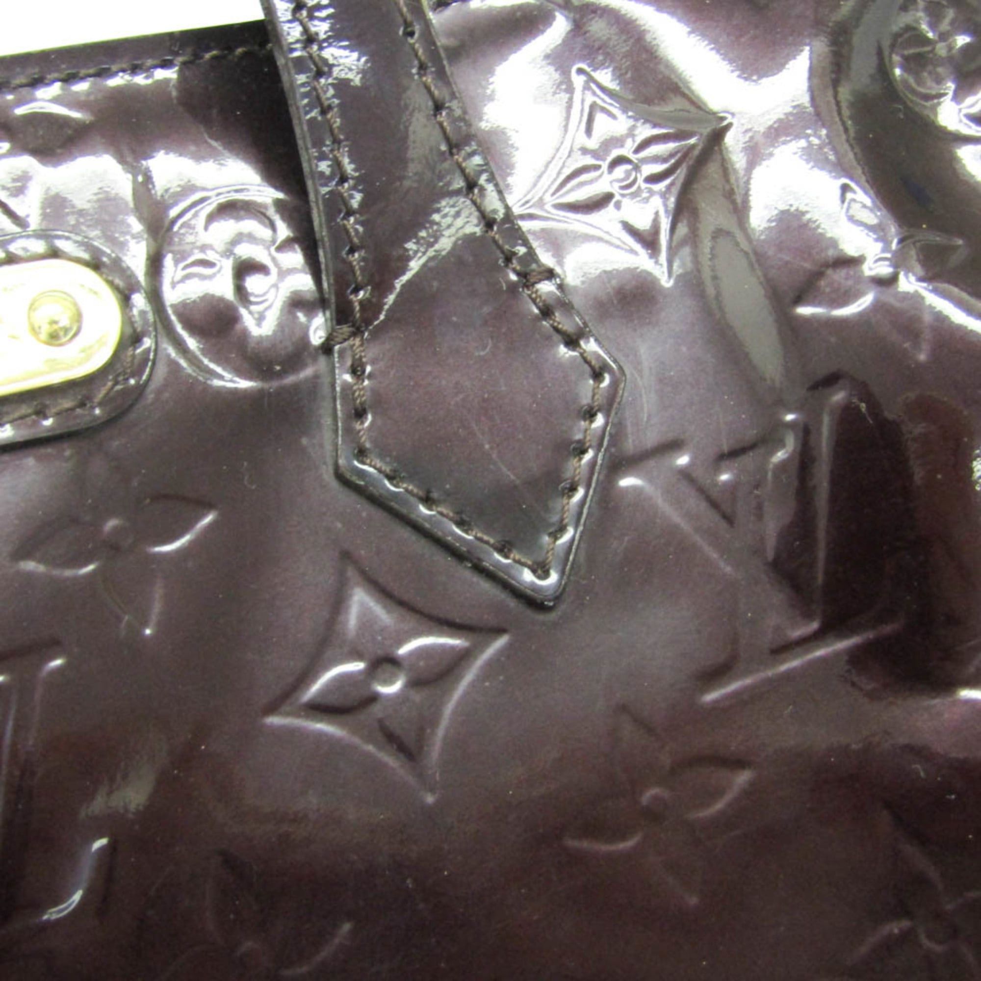 Louis Vuitton Louis Vuitton Monogram Vernis Wilshire PM M93641 Women's Handbag Amarante Size ONE SIZE - 7 Thumbnail