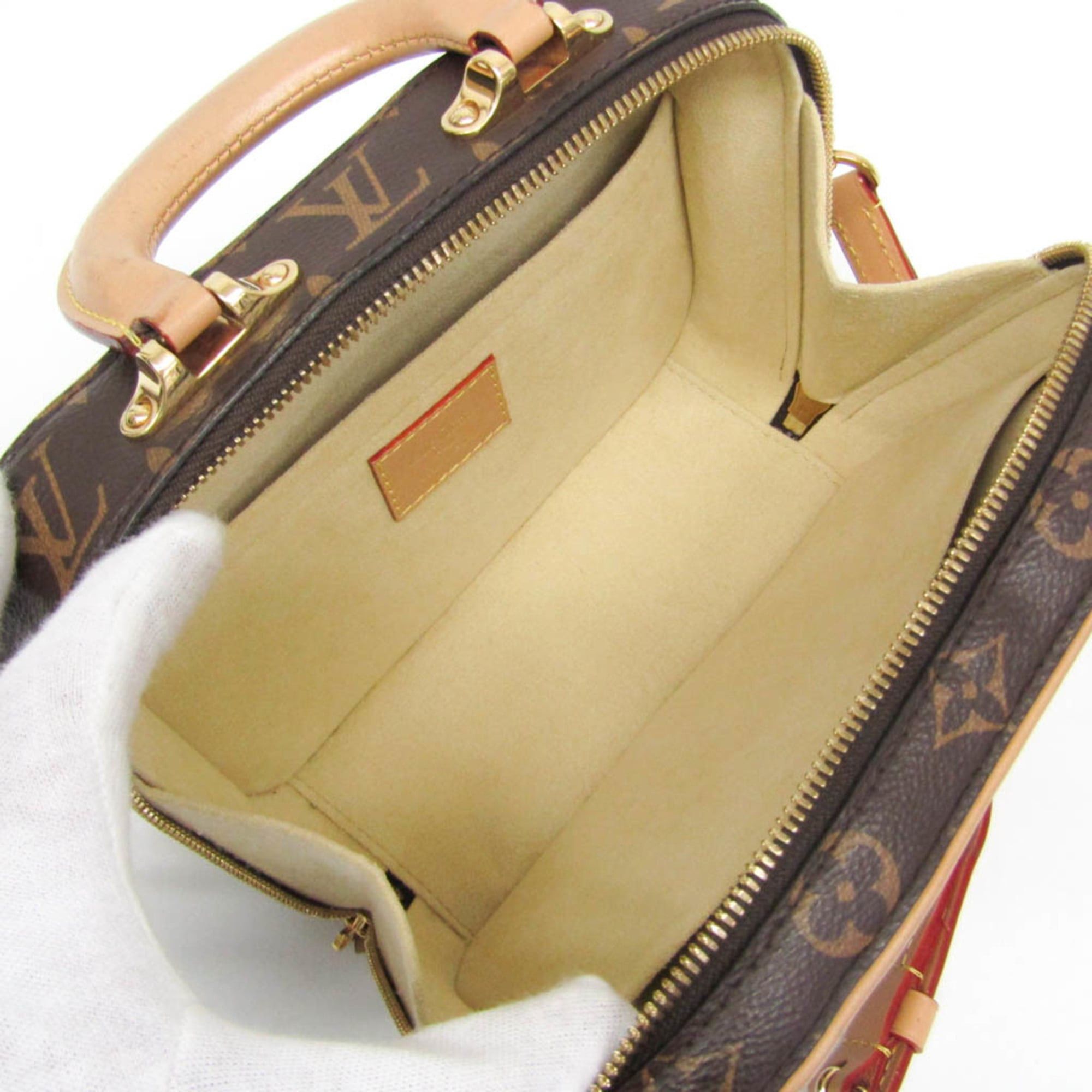 Louis Vuitton Louis Vuitton Monogram Valisette BB M44804 Women's Handbag,Shoulder Bag Brown Size ONE SIZE - 3 Thumbnail